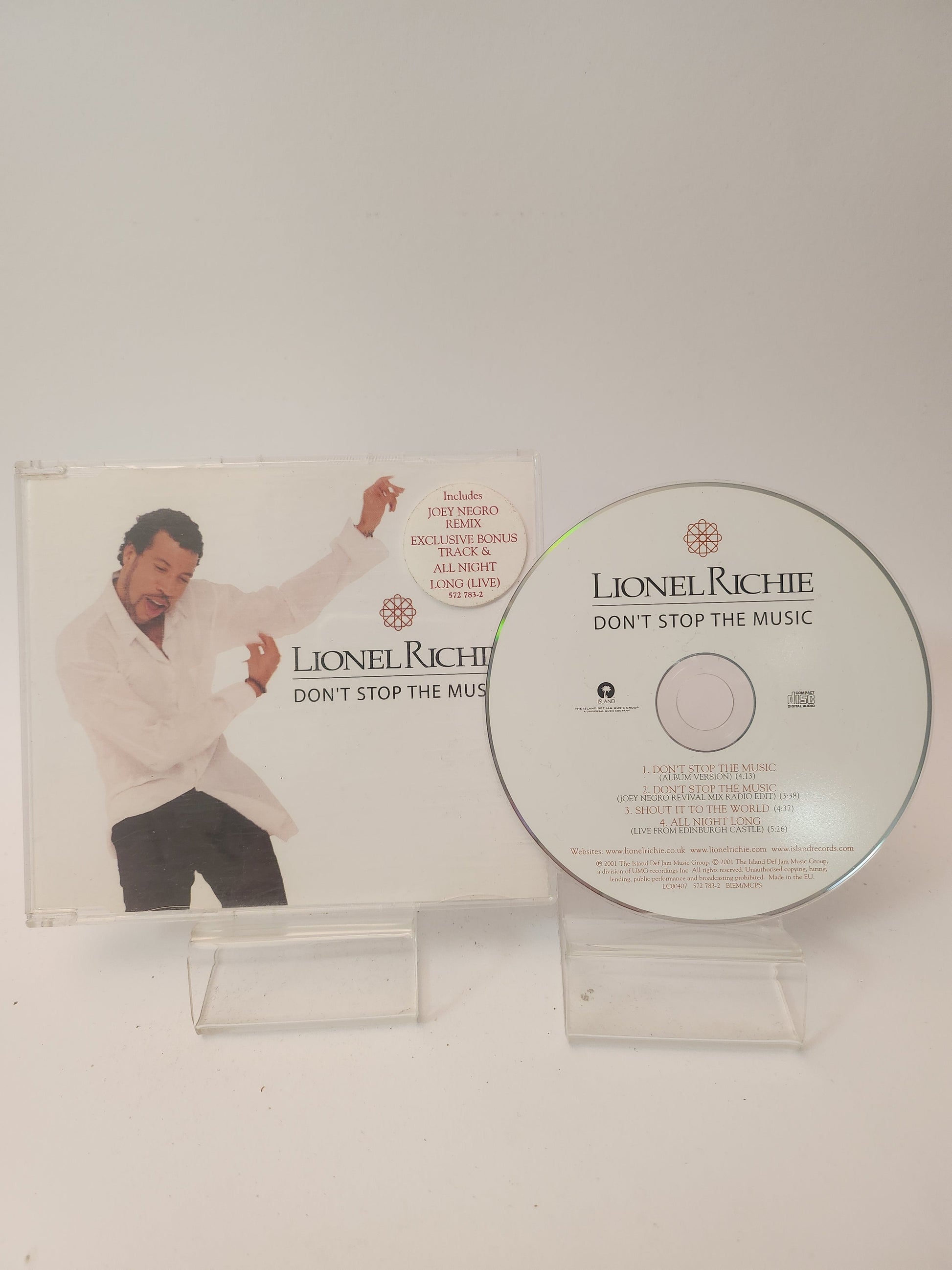 Lionel Richie: Don’t Stop the Music CD Single - CD Single
