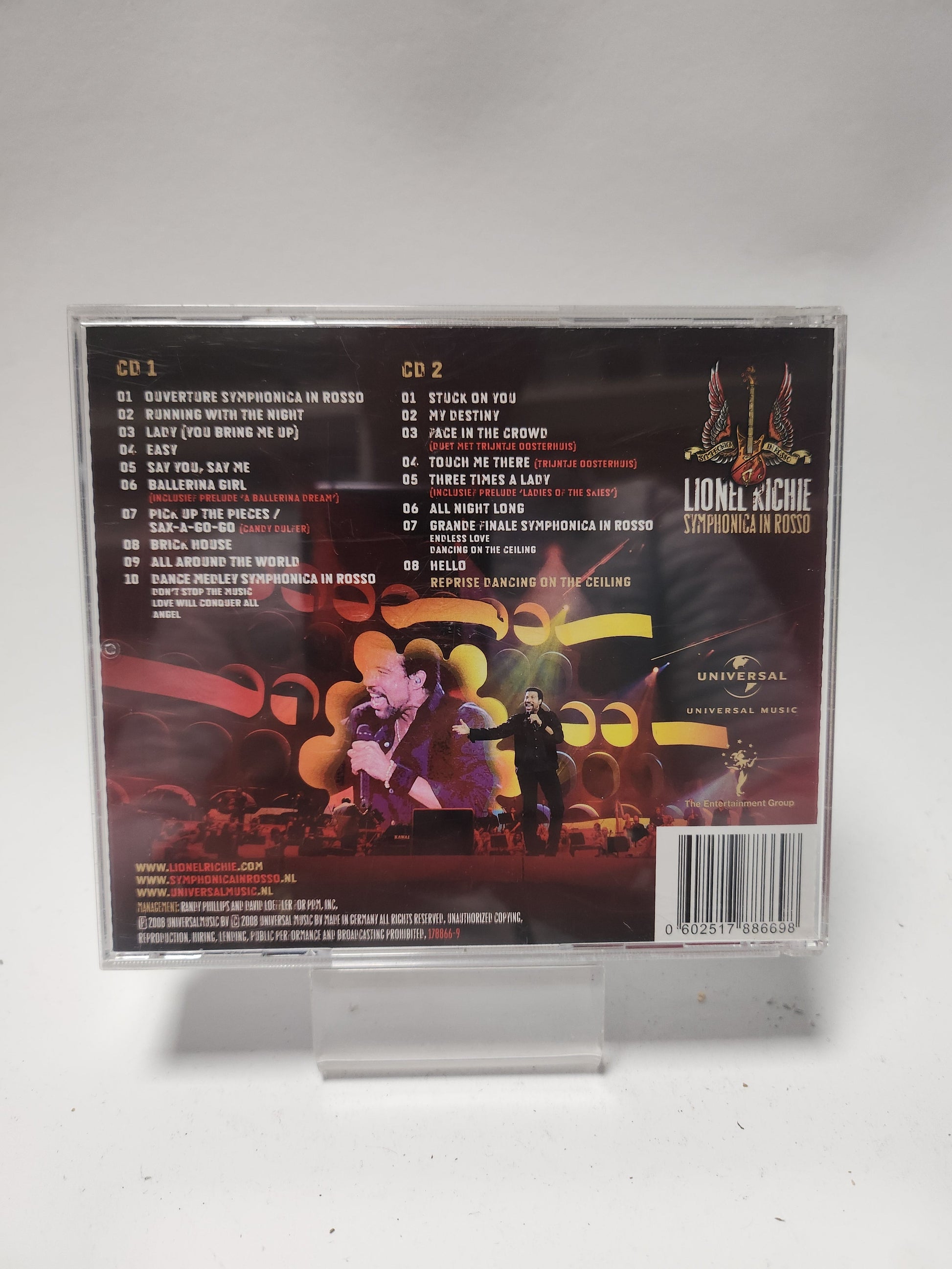Lionel Richie: Symphonica in Rosso CD Box - Cd