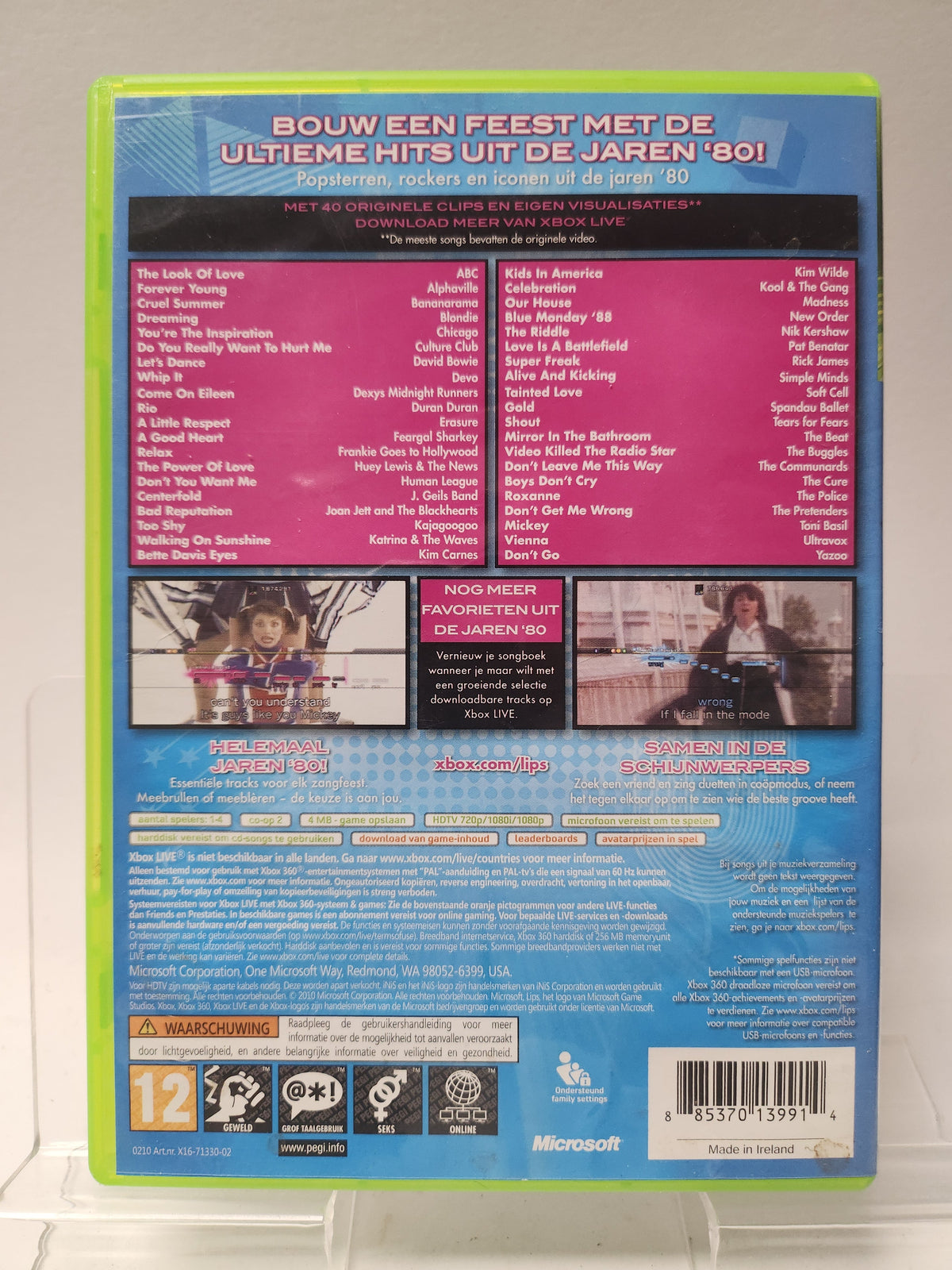 Lips ’I Love the 80’s Xbox 360 - Xbox 360 Games