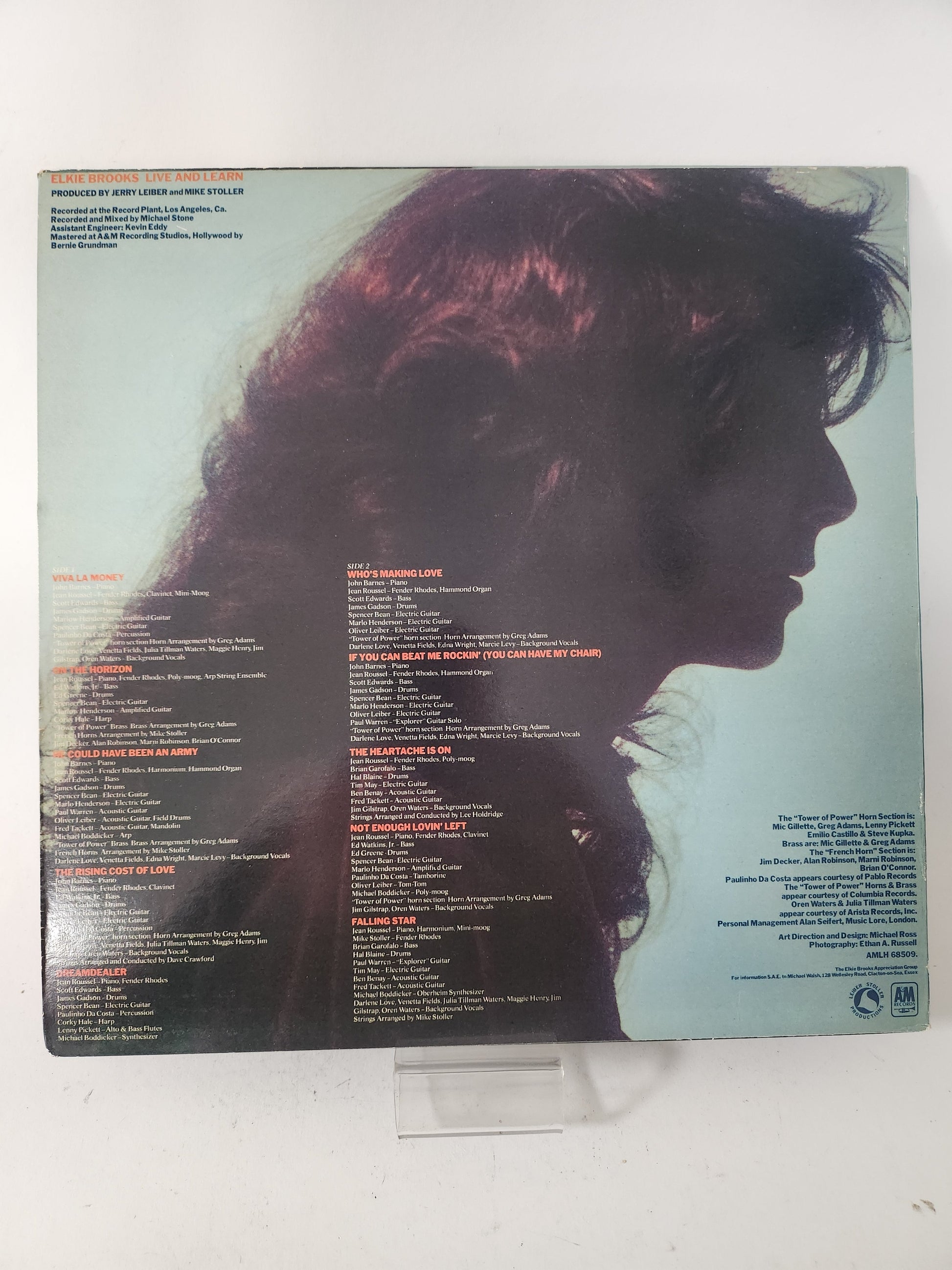 Live and Learn: Elkie Brooks LP Vinyl - Lp Vinyl