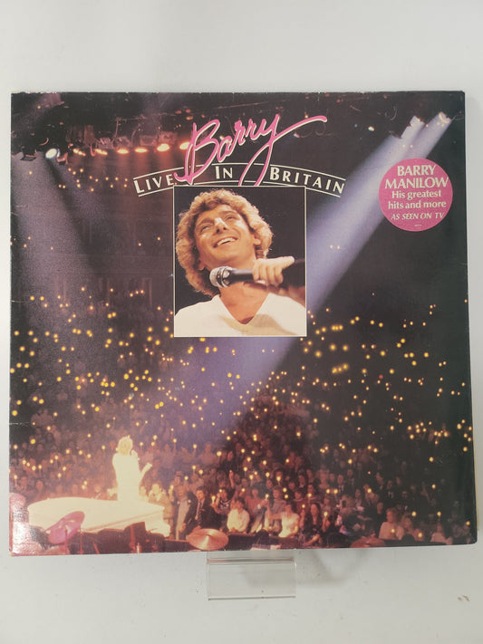 Live in Britain: Barry Manilow LP Vinyl - Lp Vinyl