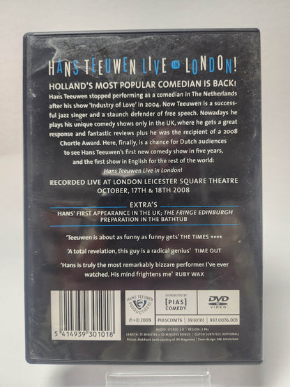 Live in London Hans Teeuwen DVD - Feniks Gameshop