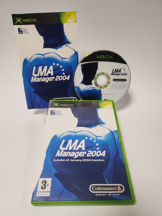 LMA Manager 2004 Xbox Original - Xbox original games