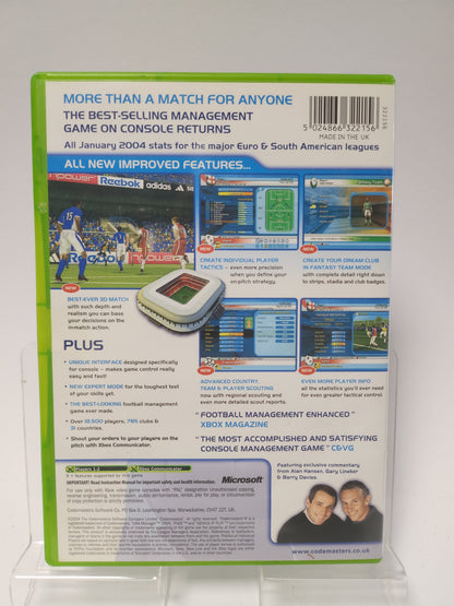 LMA Manager 2004 Xbox Original - Xbox original games