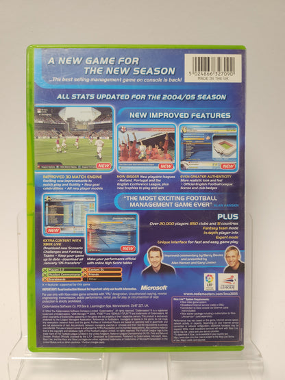 LMA Manager 2005 Xbox Original - Xbox original games