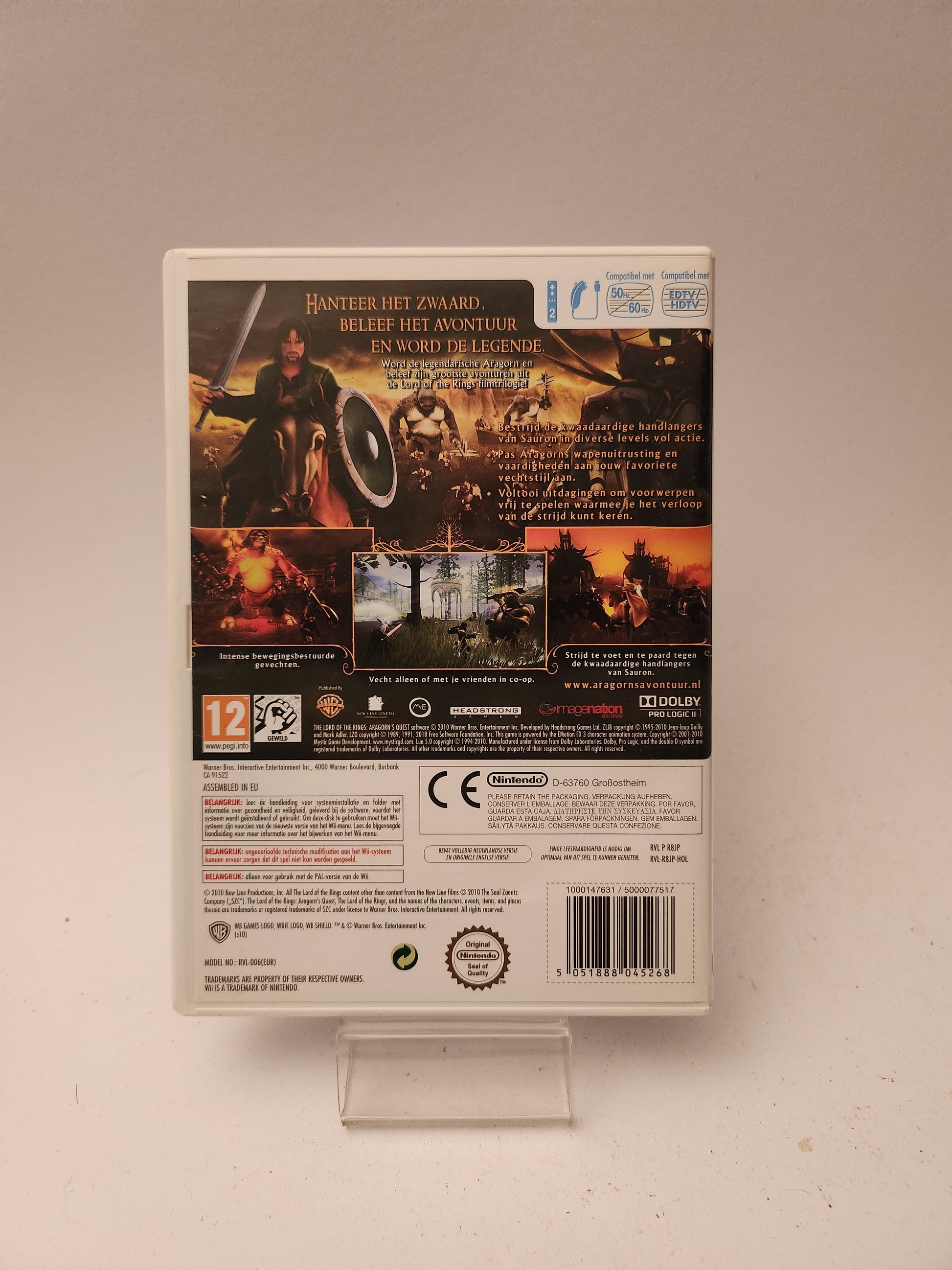 Lord of the Rings Aragorn’s Quest (No Book) Nintendo Wii - Nintendo Wii Games