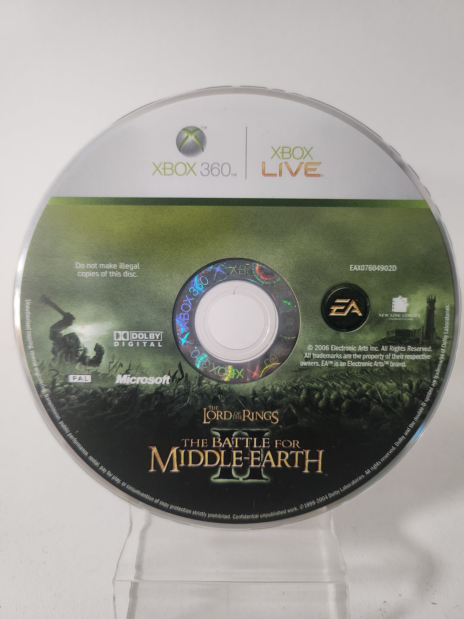 Lord of the Rings Battle for Middle-Earth (Disc Only) Xbox 360 - Xbox 360 Games