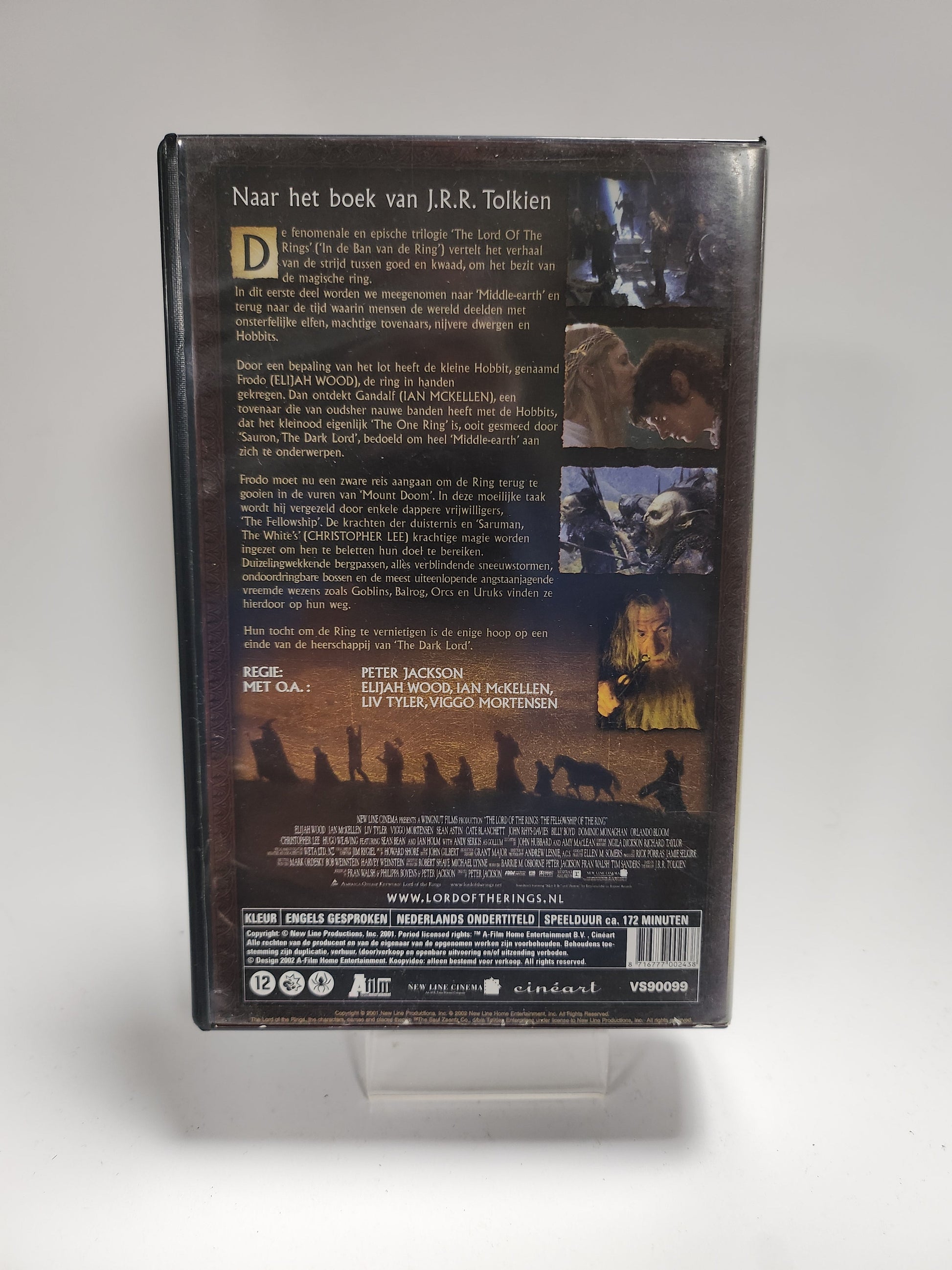Lord of the Rings the Fellowship of the Ring VHS - VHS Volwassenen