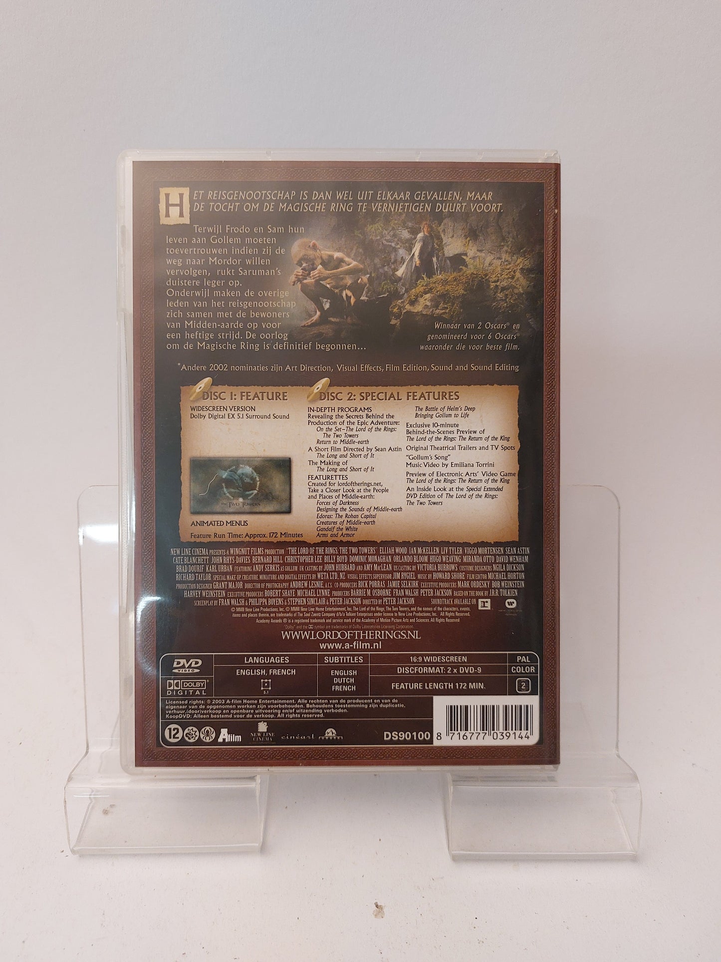 Lord of the Rings the Two Towers ’2 Disc Special Edition’ Dvd - Dvd Volwassenen