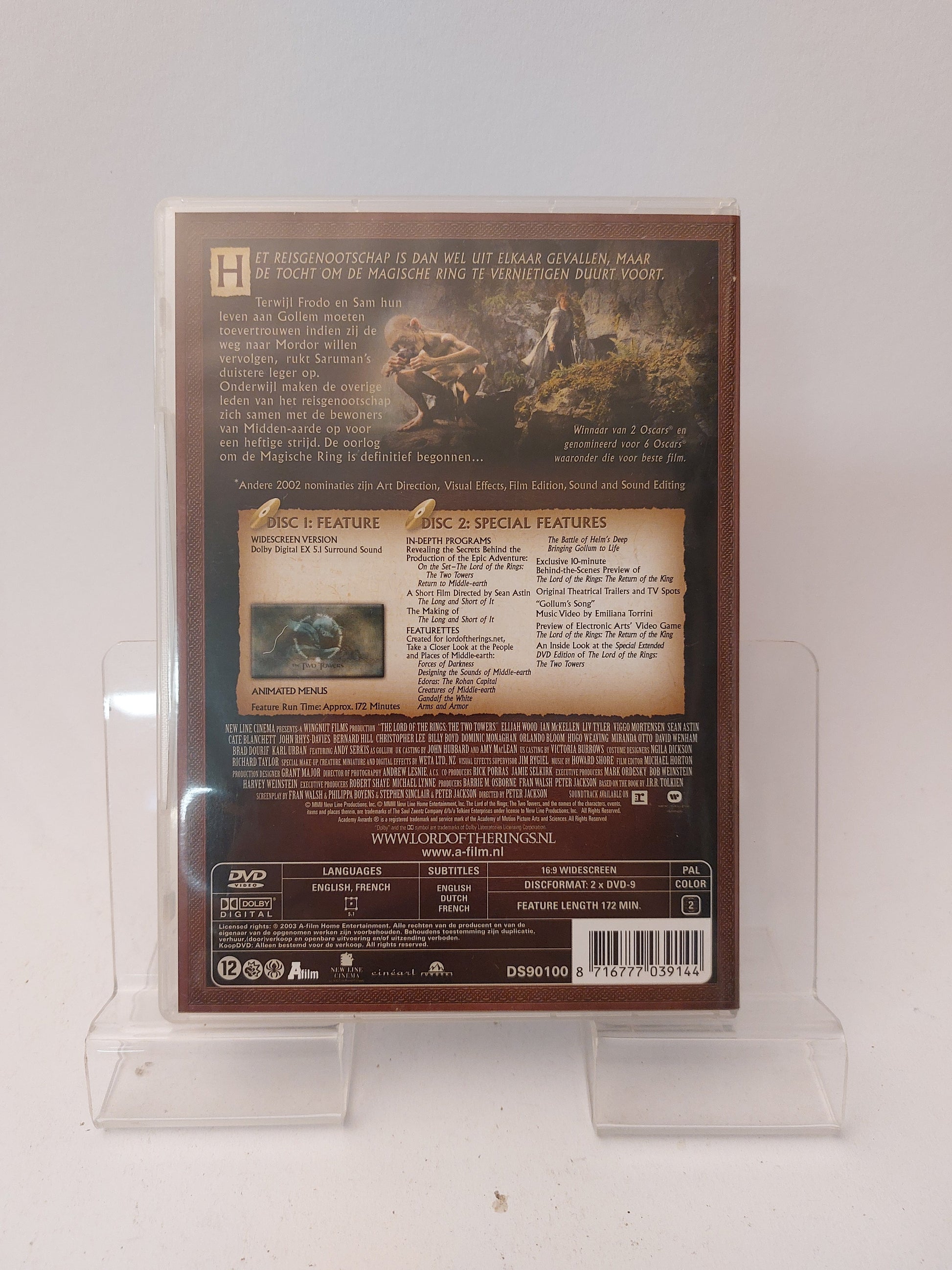 Lord of the Rings the Two Towers ’2 Disc Special Edition’ Dvd - Dvd Volwassenen