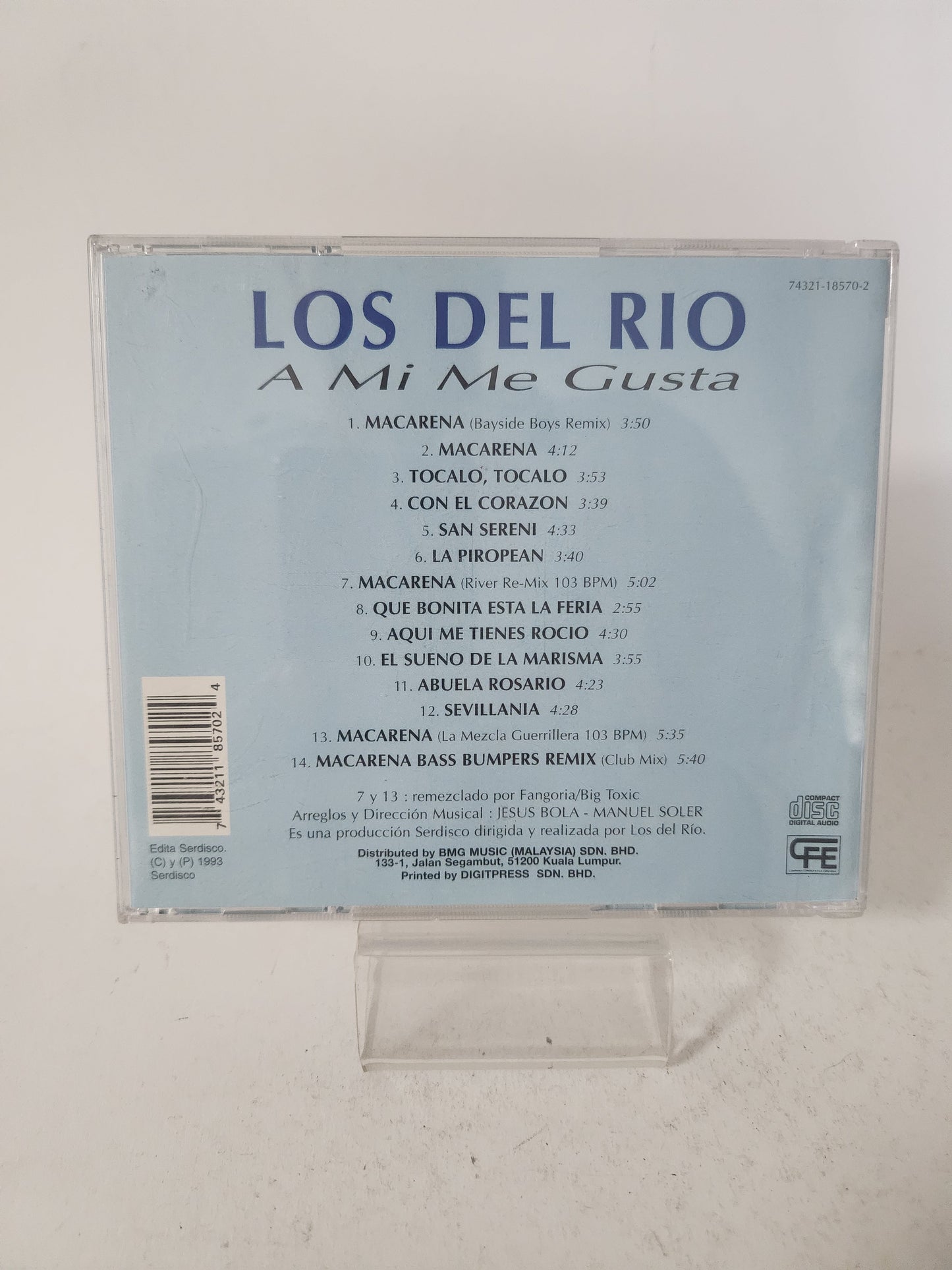 Los del Rio: A Mi Me Gusta CD - Cd