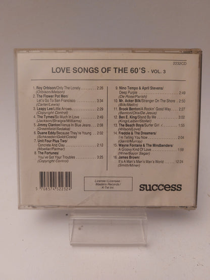 Love Songs Of the 60’s Volume 3 CD - Cd