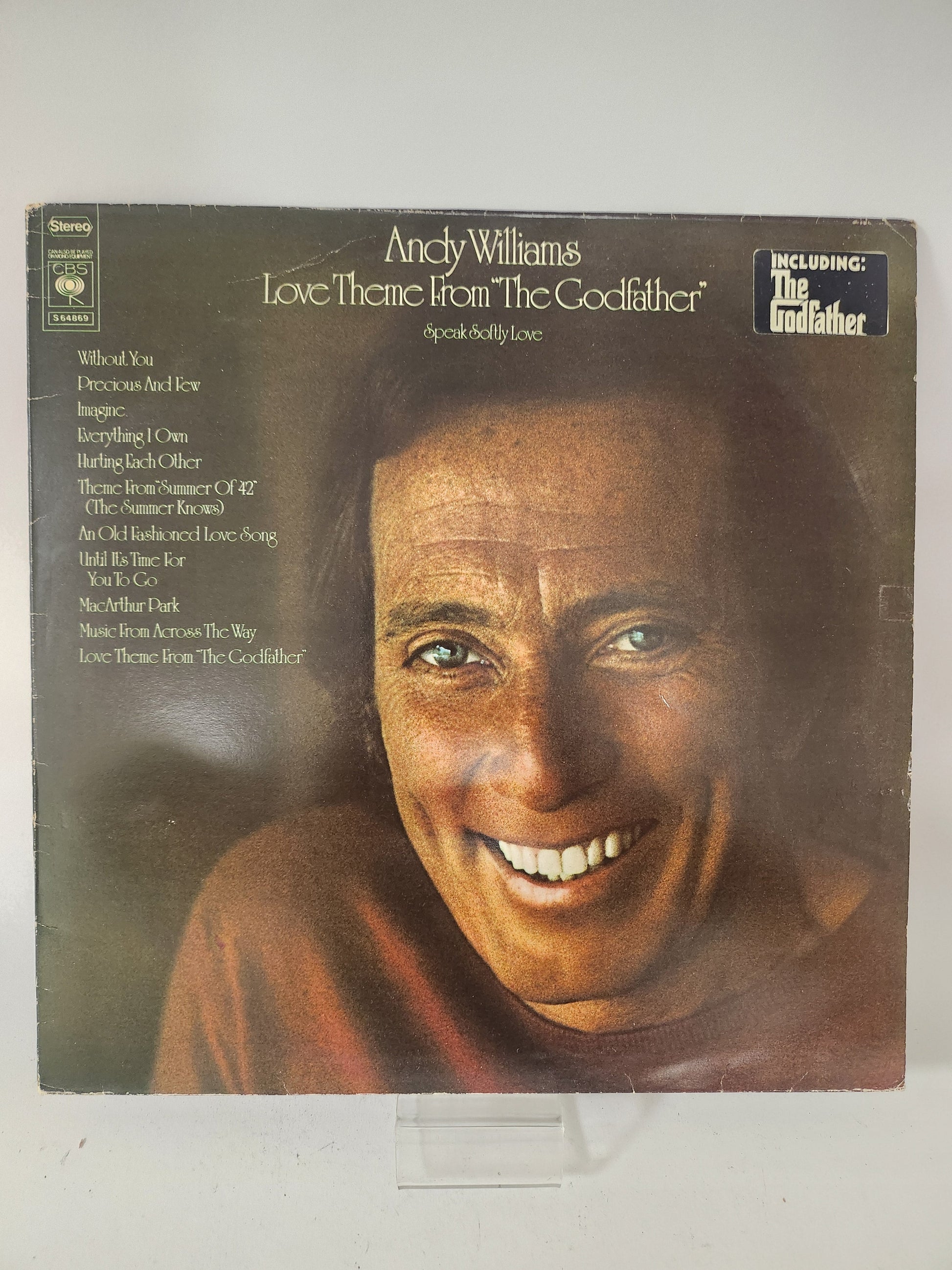 Love Theme from ’the Godfather’: Andy Williams LP Vinyl - Lp Vinyl