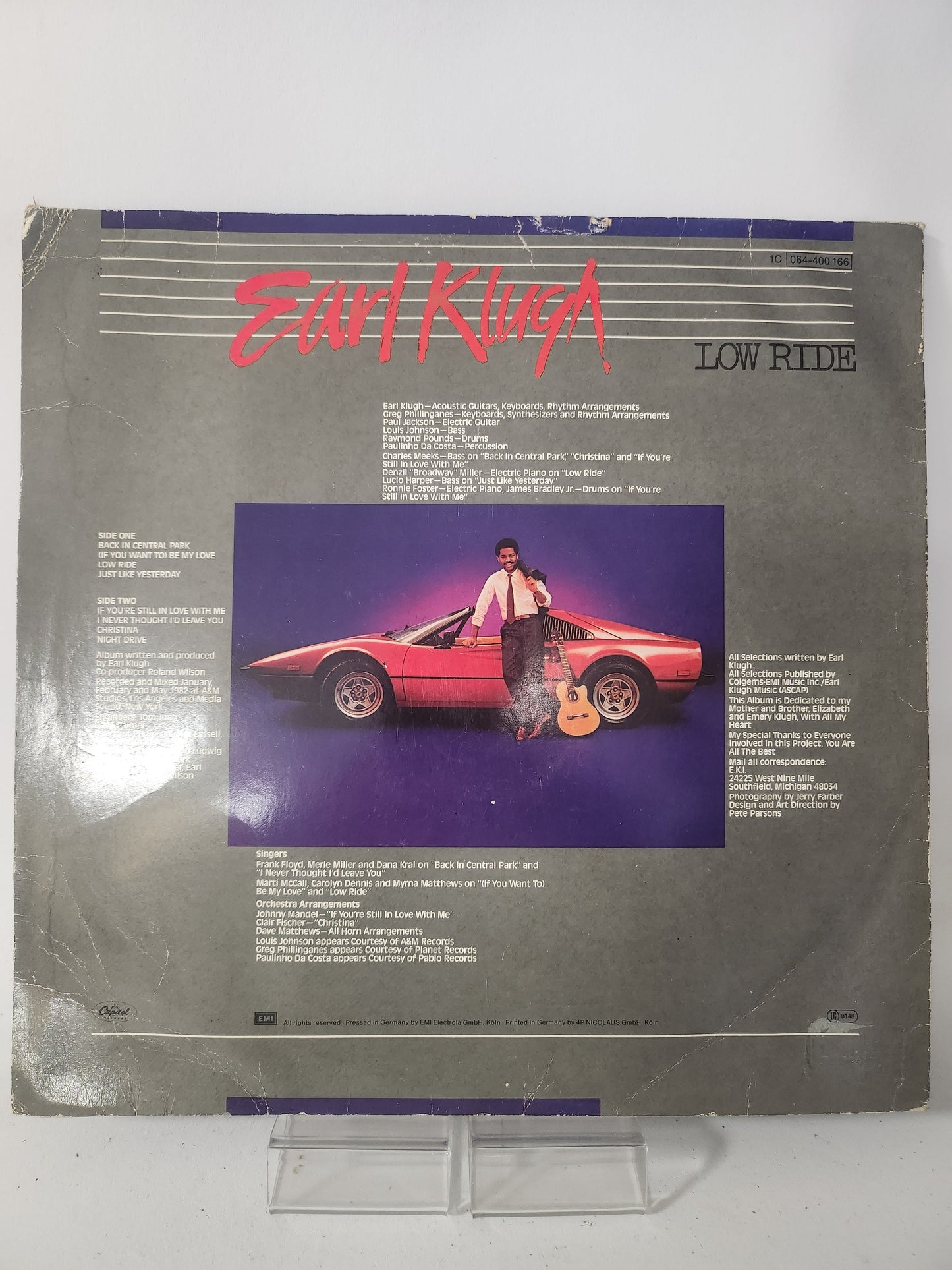 Low Ride: Earl Klugh LP Vinyl - Lp Vinyl