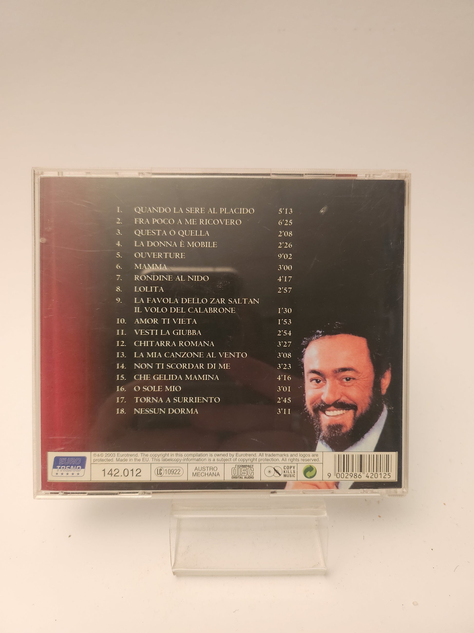 Luciano Pavarotti: Live at Modena at Piazza Grande CD - Cd