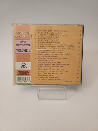 Luciano Pavarotti: Tenor Masterpieces Volume 1 CD - Cd