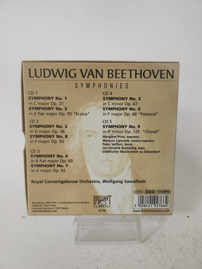 Ludwig van Beethoven: Symphonies 5 CD Box - Cd