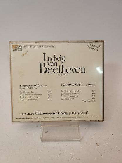 Ludwig van Beethoven: Symphonies No 3 & No 8 CD - Cd