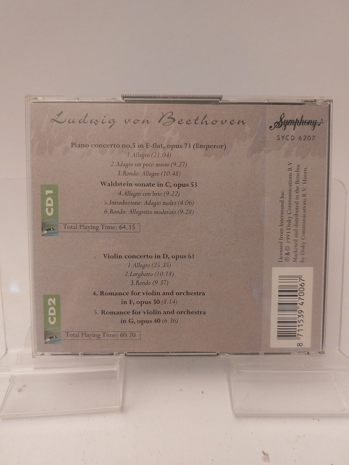 Ludwig von Beethoven CD - Cd