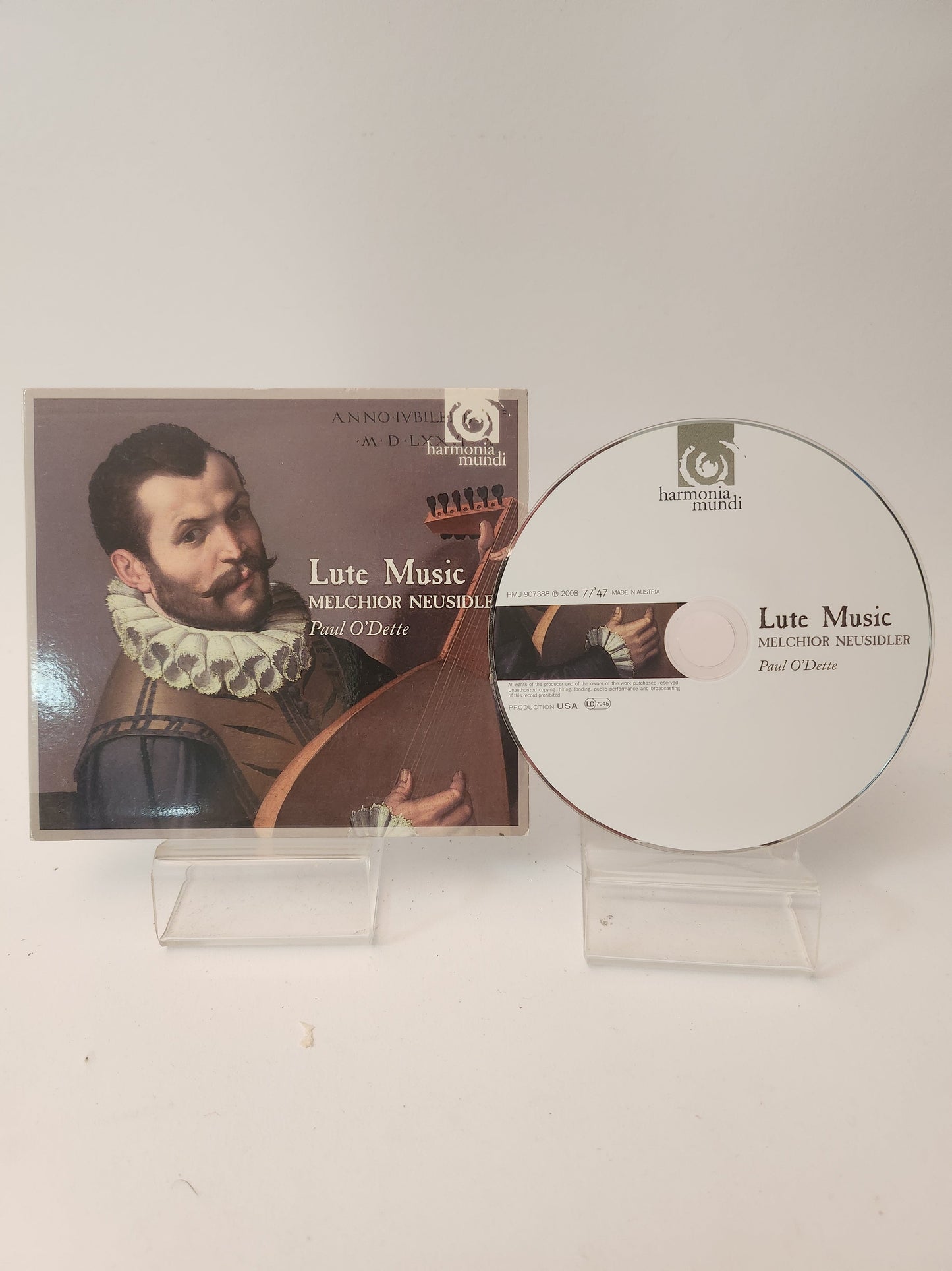 Lute Music Melchoir Neusidler: Paul O’Dette CD - Cd