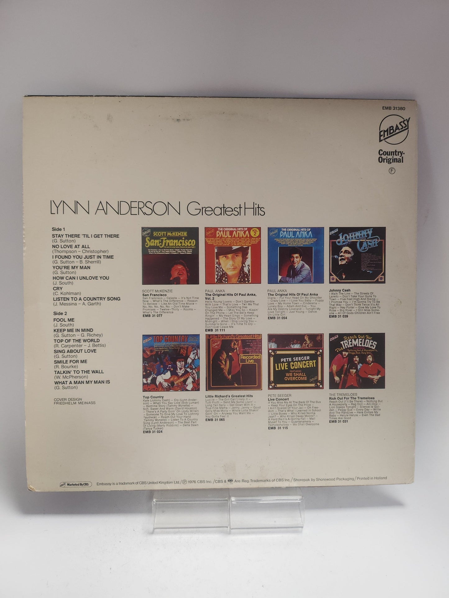 Lynn Anderson: Greatest Hits LP Vinyl - Lp Vinyl