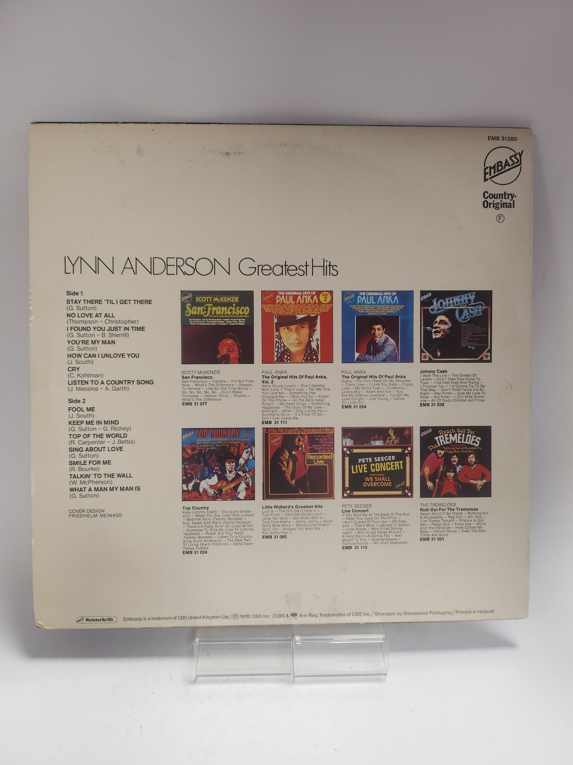 Lynn Anderson: Greatest Hits LP Vinyl - Lp Vinyl