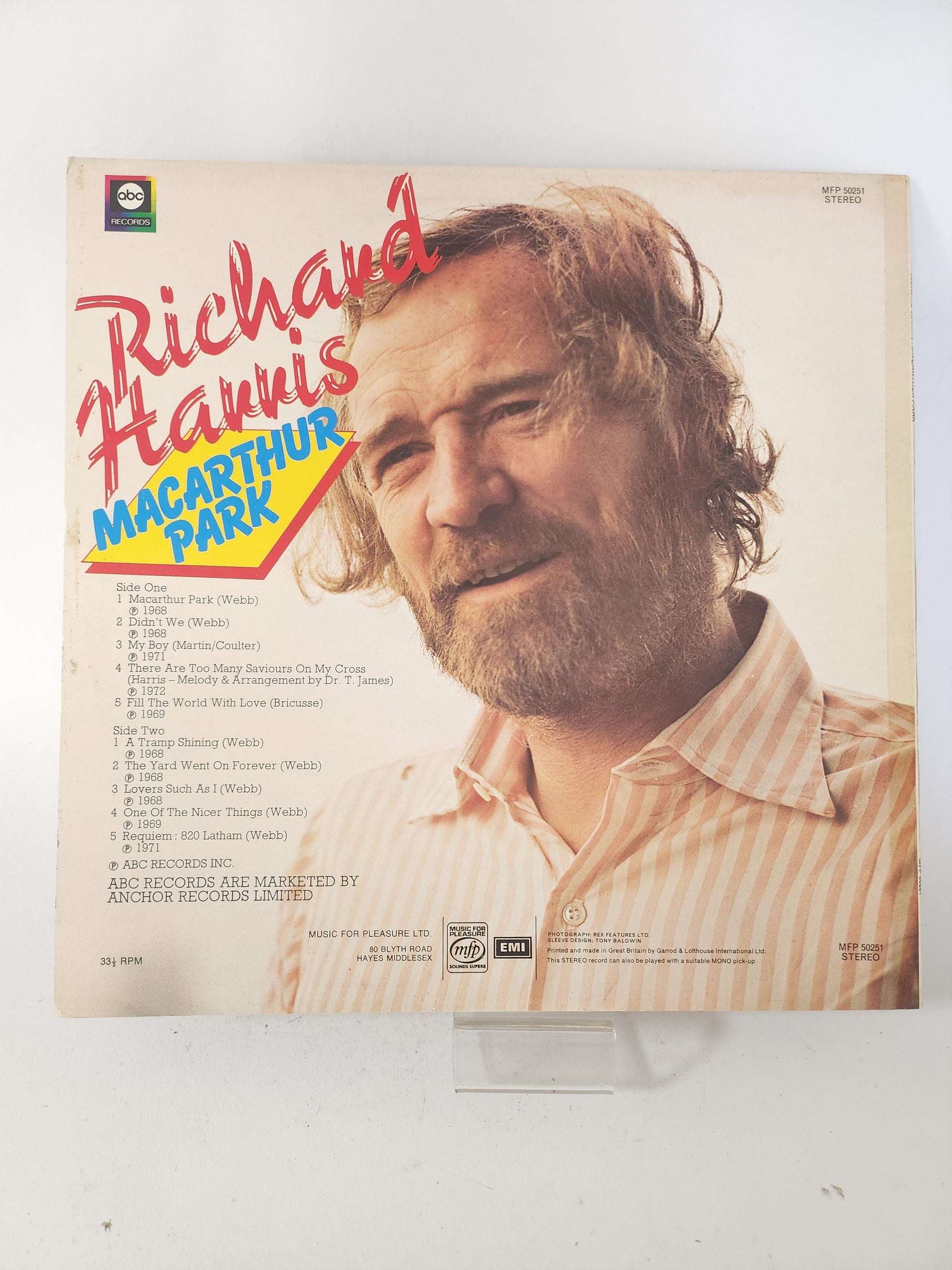 Macarthur Park: Richard Harris LP Vinyl - Lp Vinyl