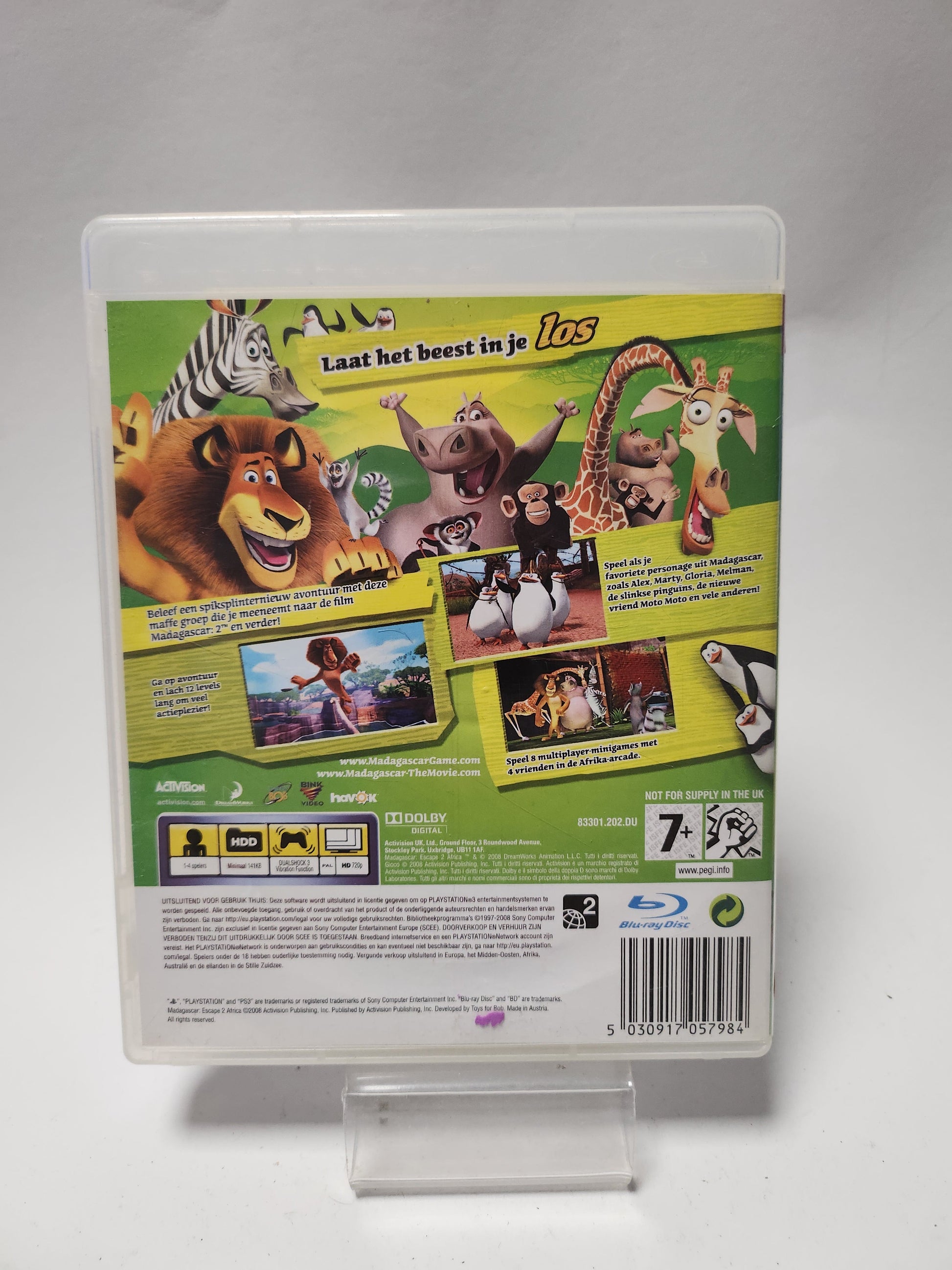 Madagascar 2 Escape to Africa (No Book) PlayStation 3 - playstation 3 Games