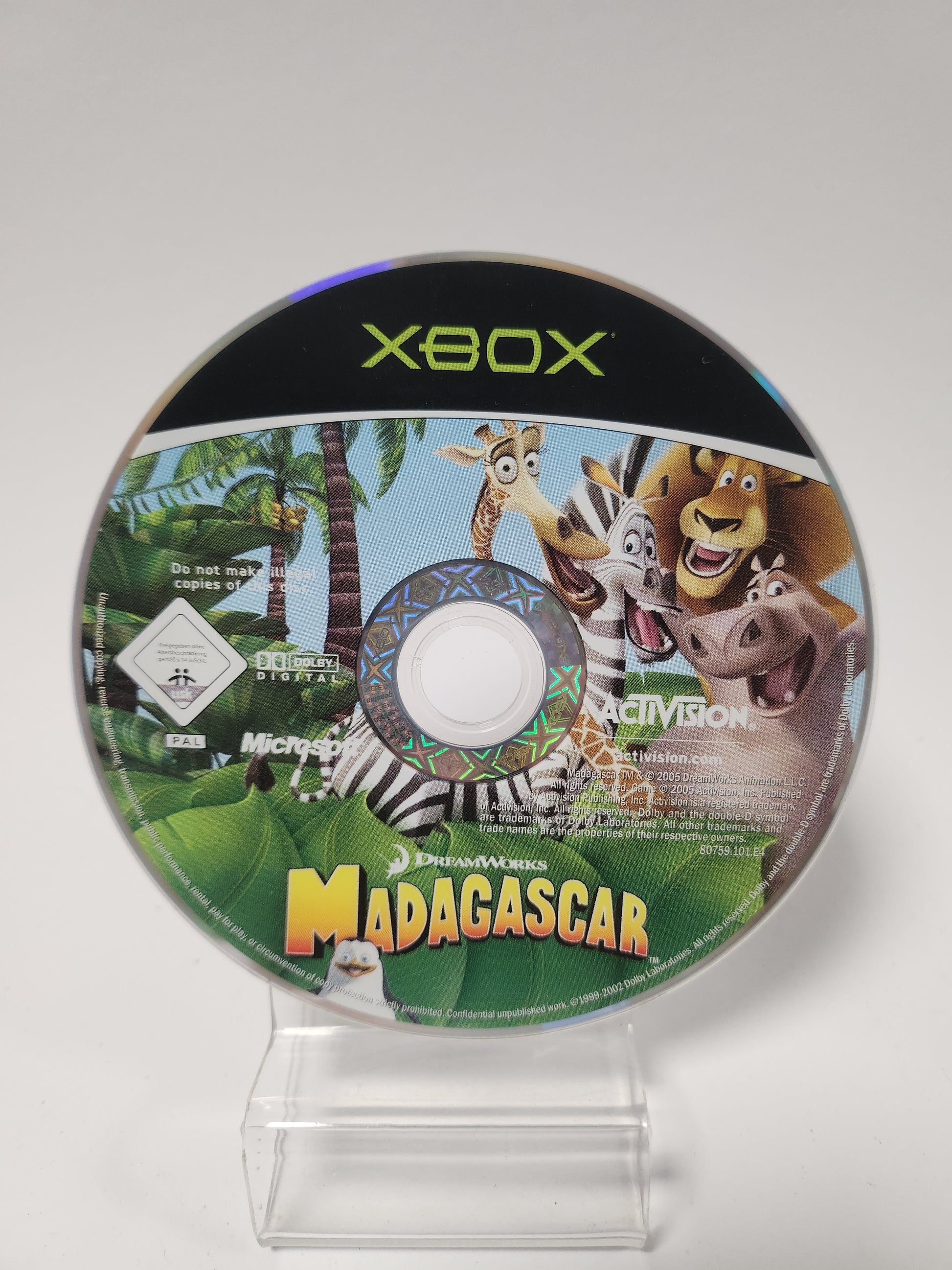 Madagascar (Disc Only) Xbox Original - Xbox original games