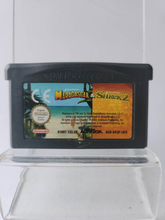Madagascar & Shrek 2 Nintendo (Disc Only) Game Boy Advance - Feniks Gameshop