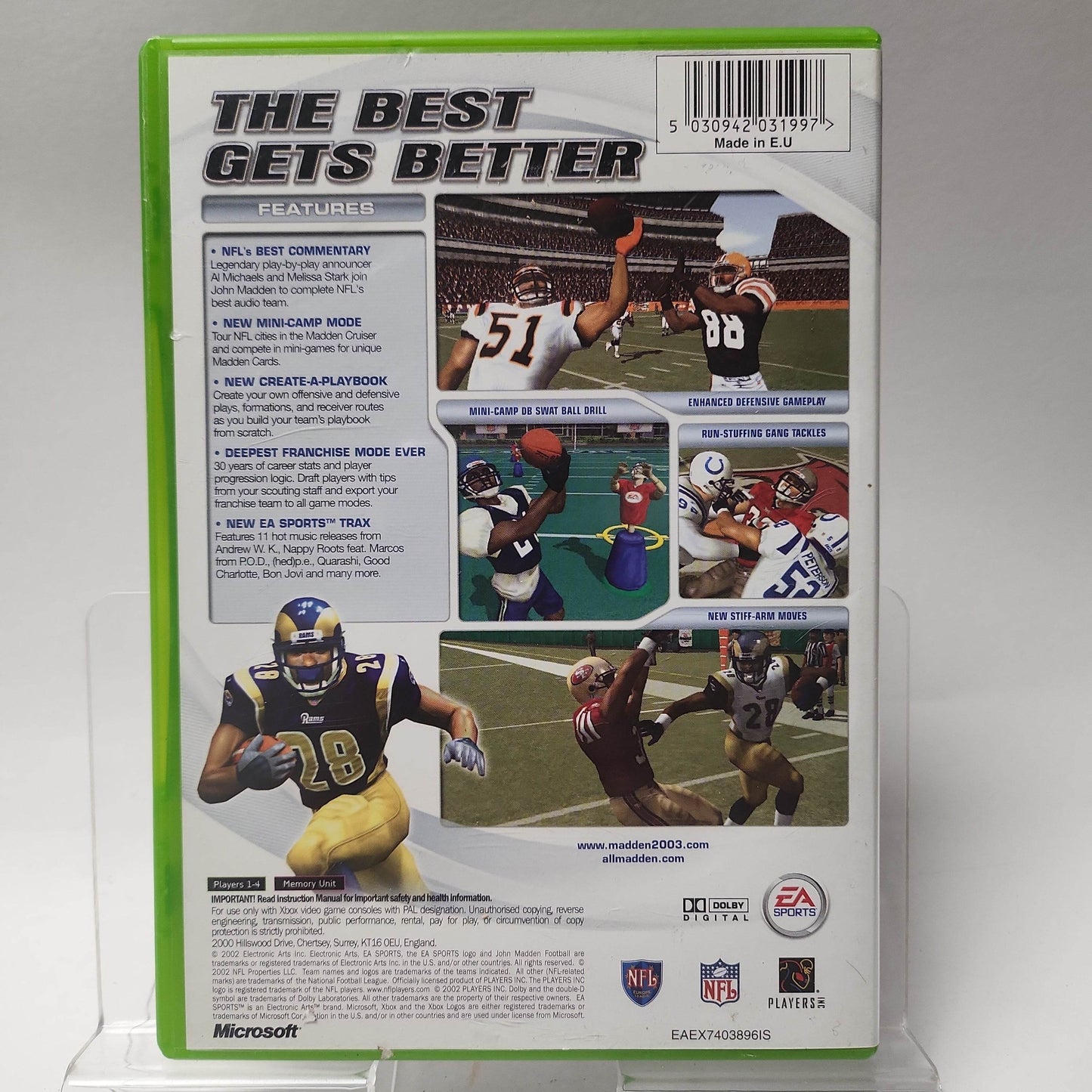 Madden NFL 2003 Xbox Original - Feniks Gameshop