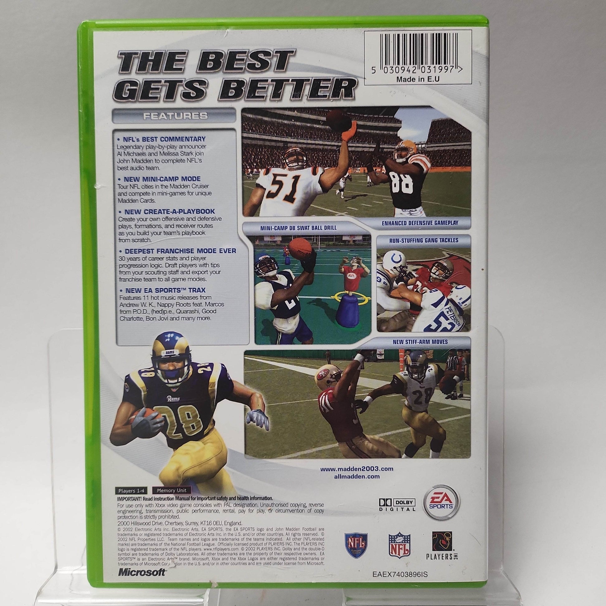 Madden NFL 2003 Xbox Original - Feniks Gameshop