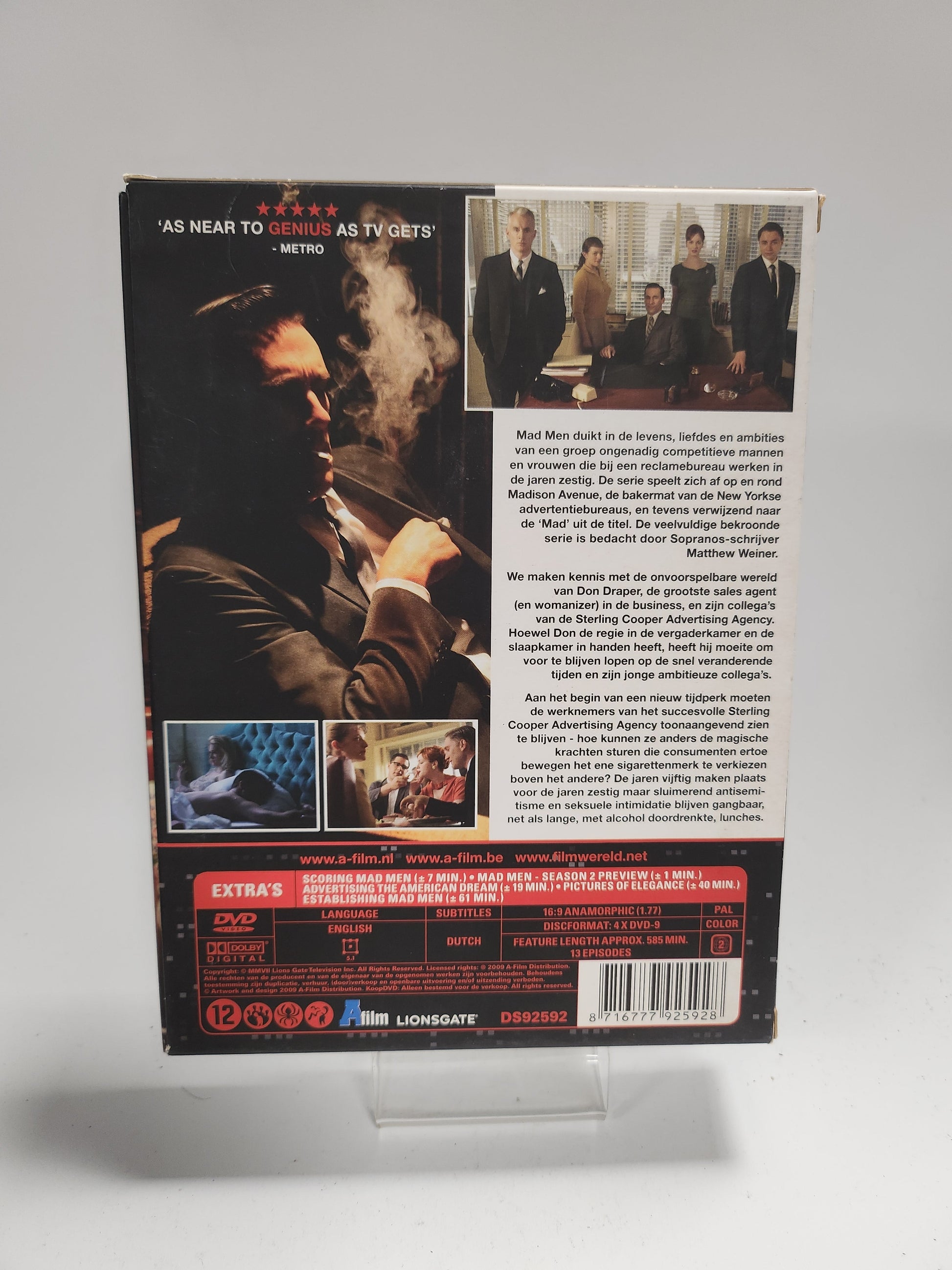 Madmen het Eerste Seizoen Dvd Box - Dvd Volwassenen