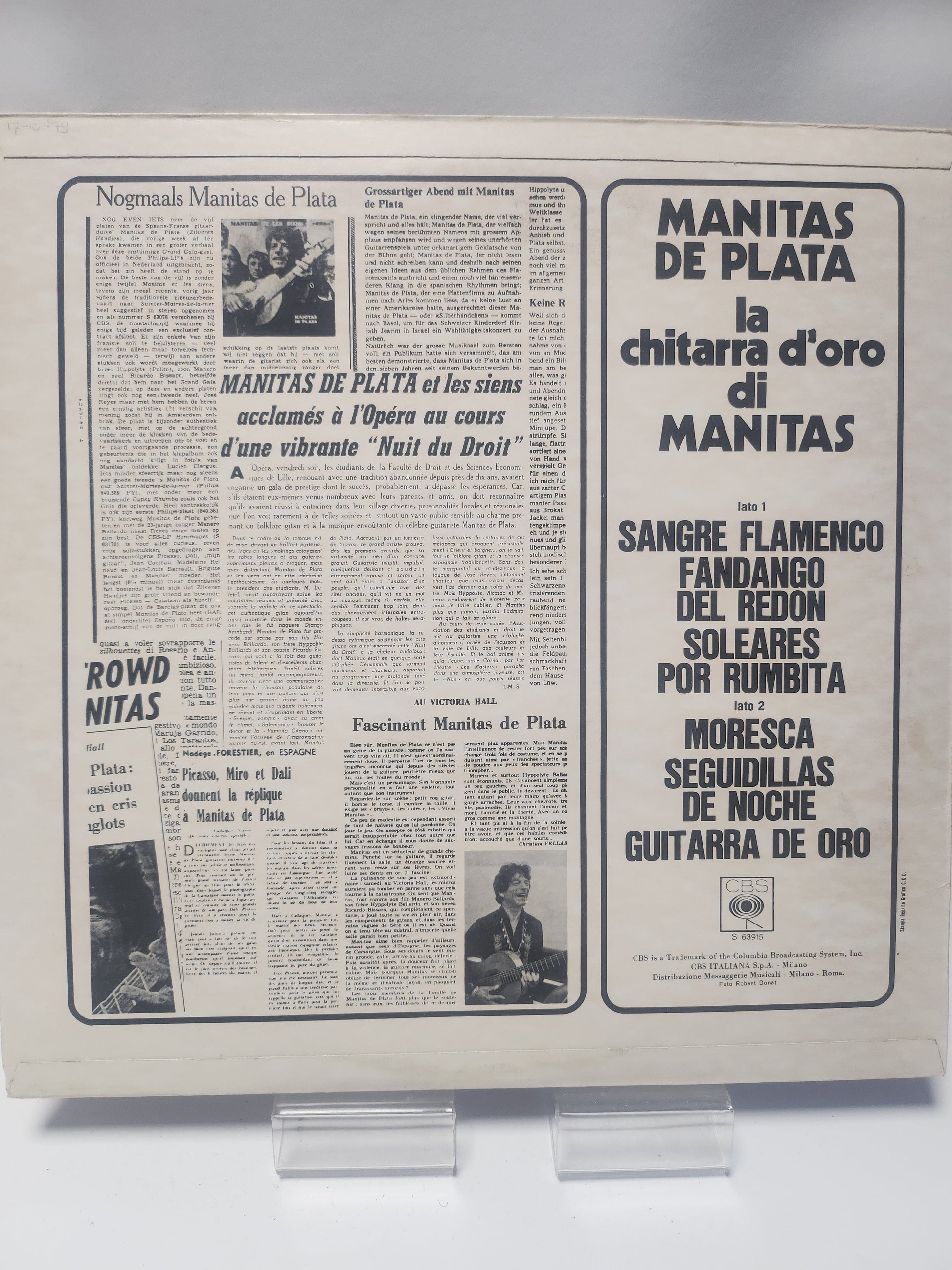 Manitas de Plata: La Chitarra di Manitas LP Vinyl - Lp Vinyl