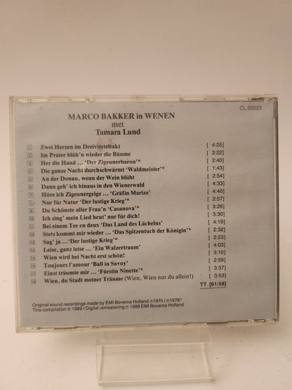 Marco Bakker in Wenen met Tamara Land CD - Cd