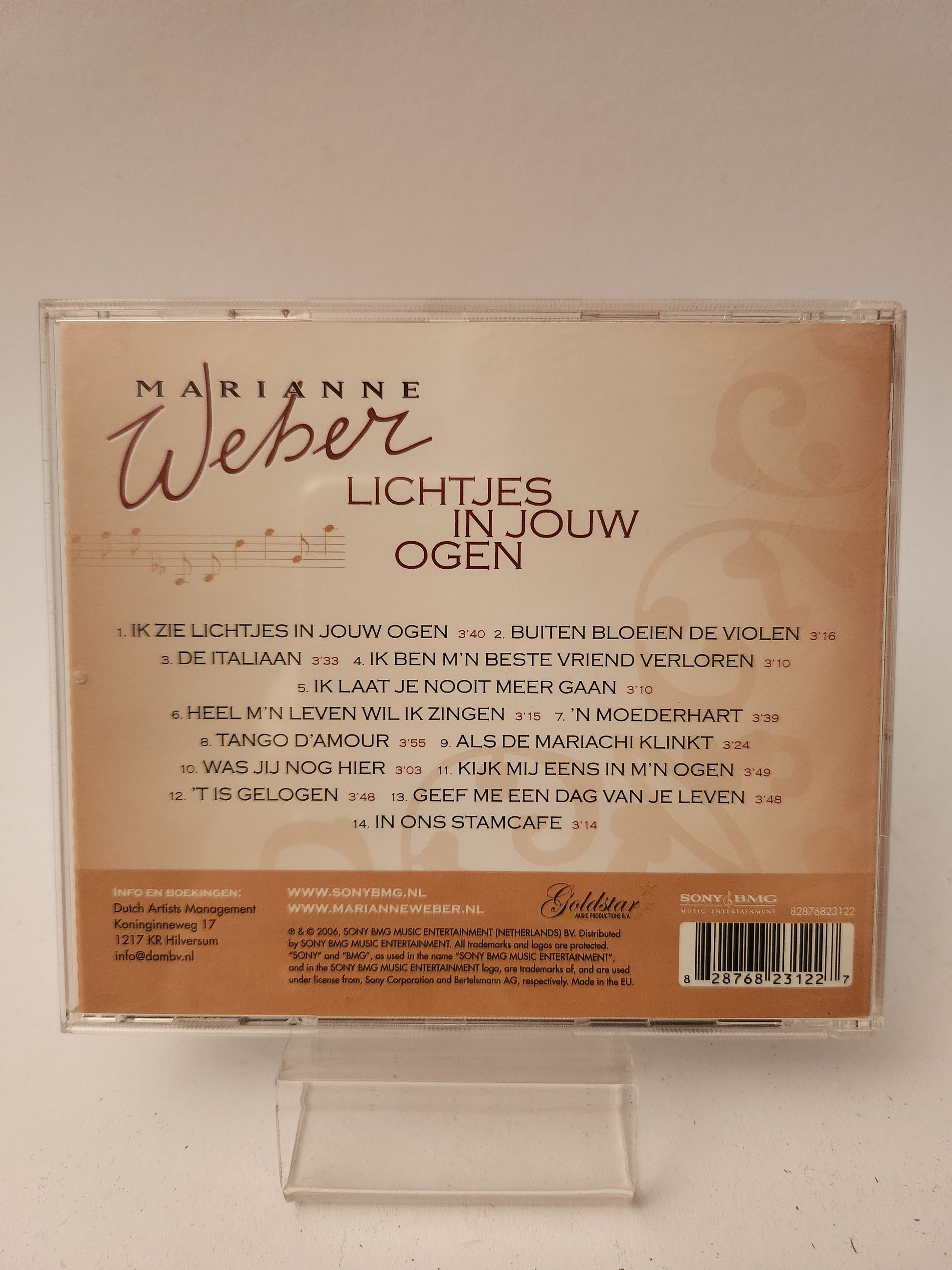 Marianne Weber: Lichtjes in jouw Ogen CD - Cd