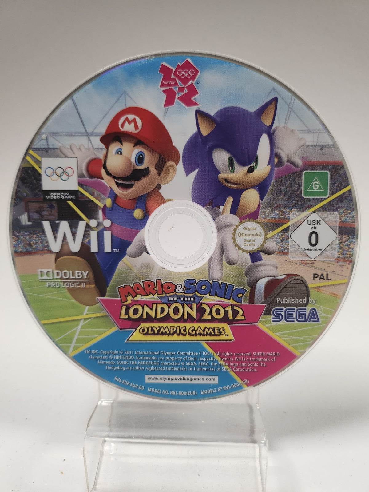Mario & Sonic op de Olympische Spelen London 2012 (disc only) Nintendo Wii - Feniks Gameshop