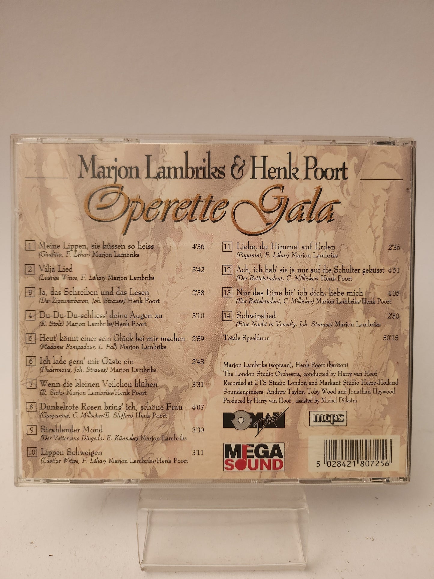 Marjon Lambriks & Henk Poort: Operette Gala CD - Cd