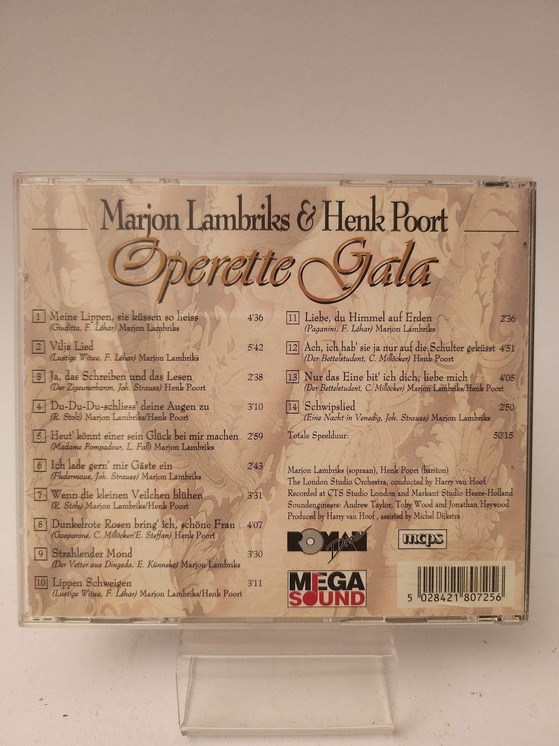 Marjon Lambriks & Henk Poort: Operette Gala CD - Cd