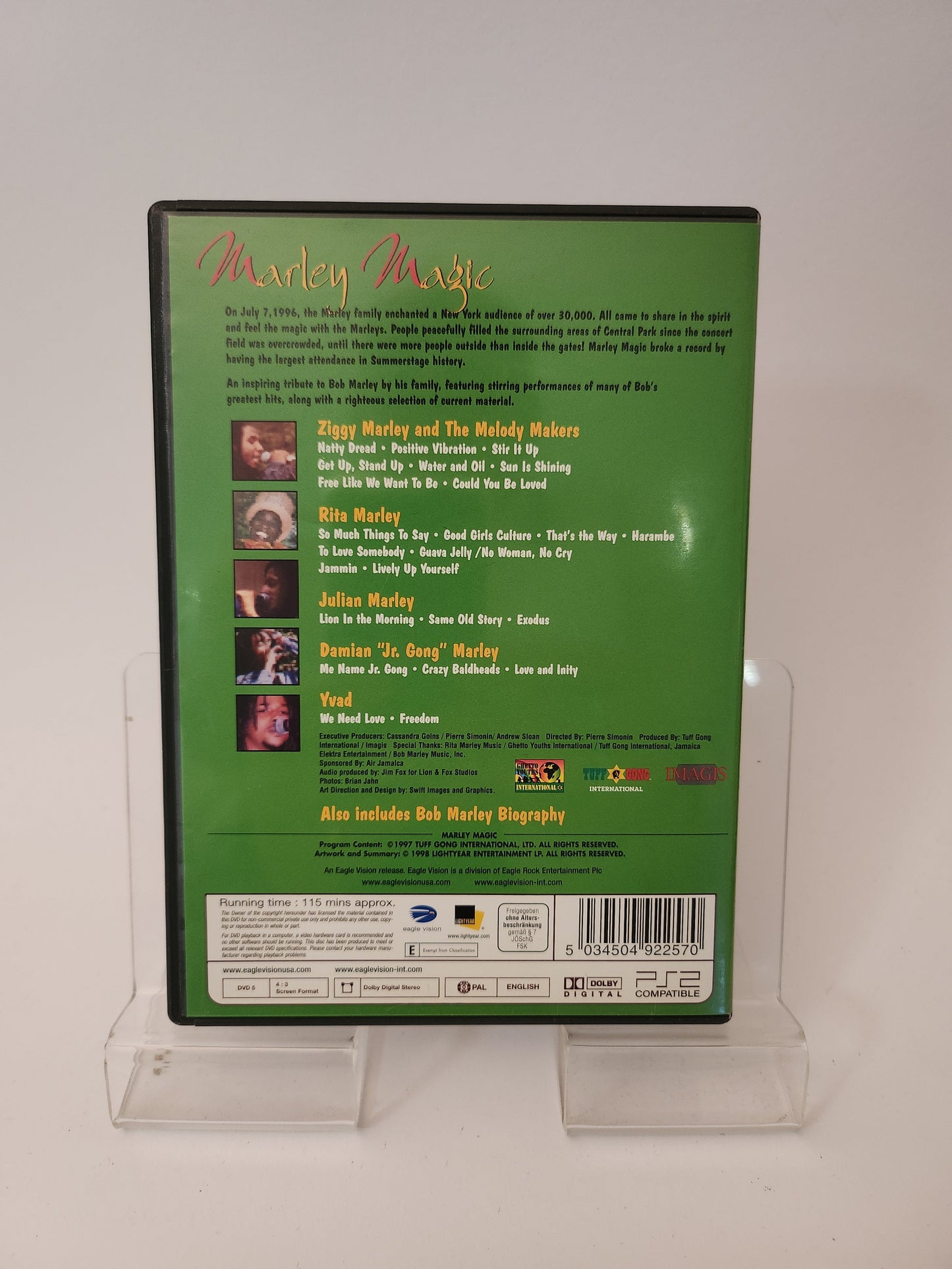 Marley Magic: Live in Central Park at Summerstage DVD Muziek - Dvd Muziek