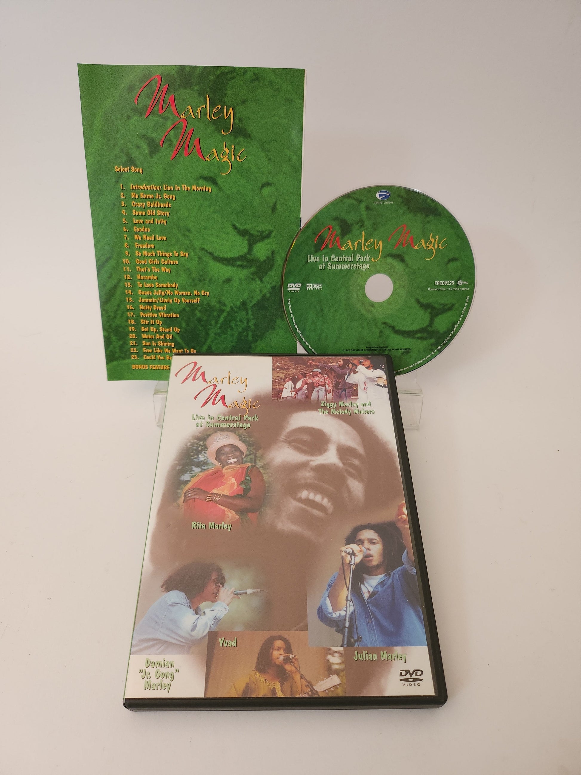 Marley Magic: Live in Central Park at Summerstage DVD Muziek - Dvd Muziek