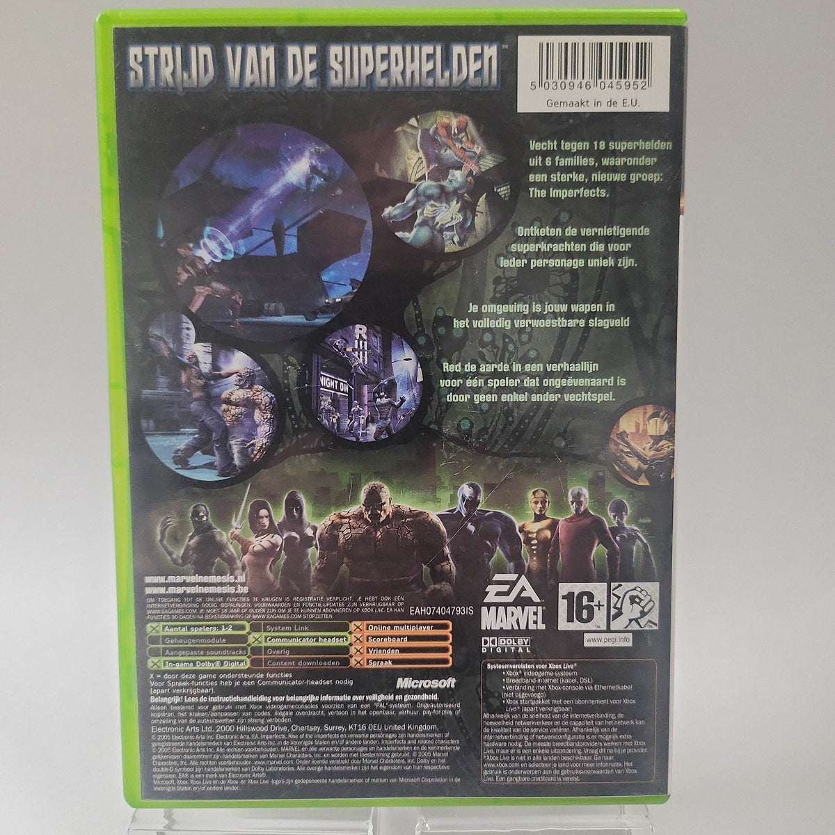 Marvel Nemesis Rise of the Imperfects Xbox Original - Feniks Gameshop