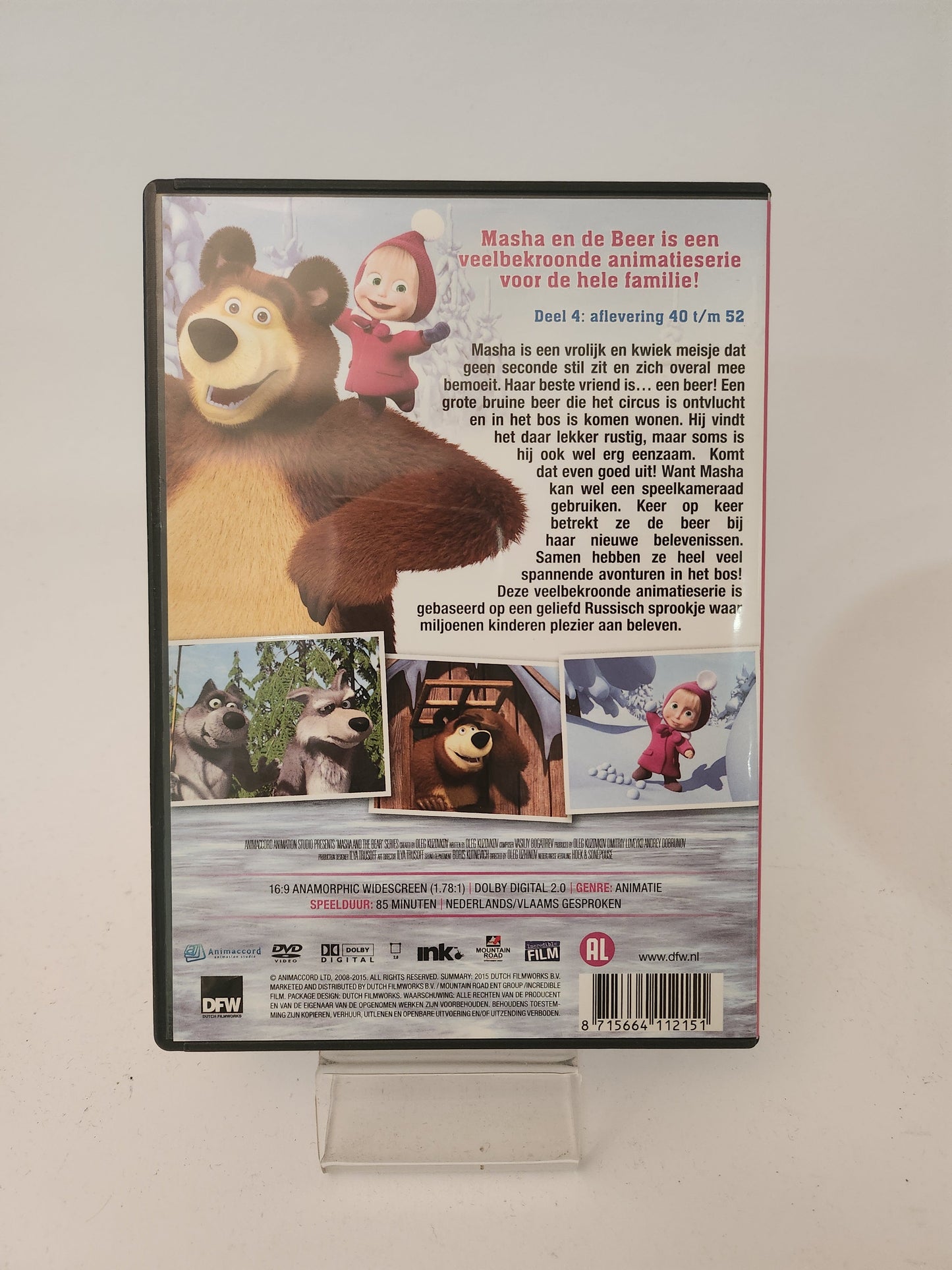 Masha en de Beer DVD Kids - Dvd Volwassenen