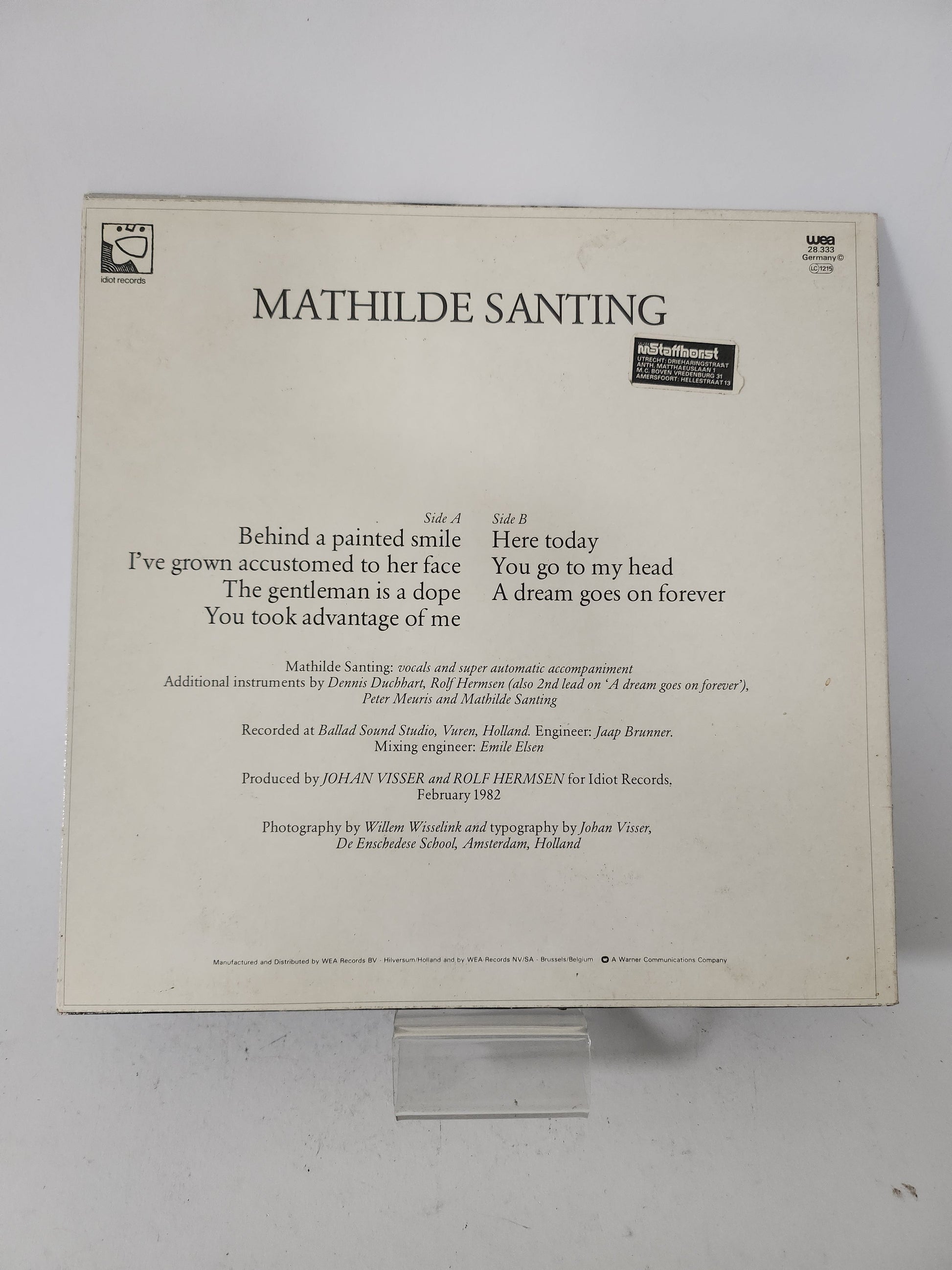 Mathilde Santing Mini-Album LP Vinyl - Lp Vinyl