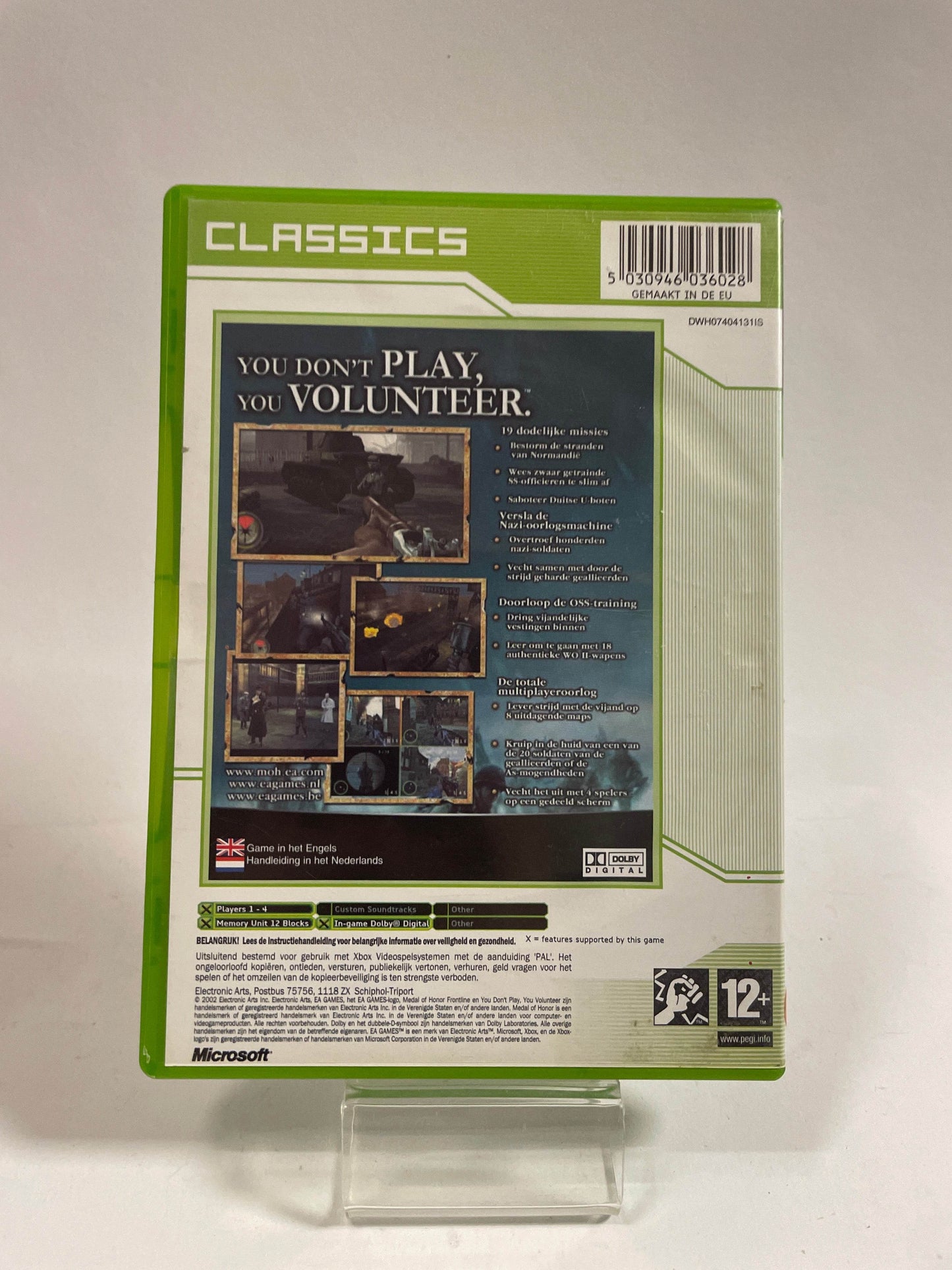 Medal Of Honor Frontline classics (No Book) Xbox Original - Feniks Gameshop