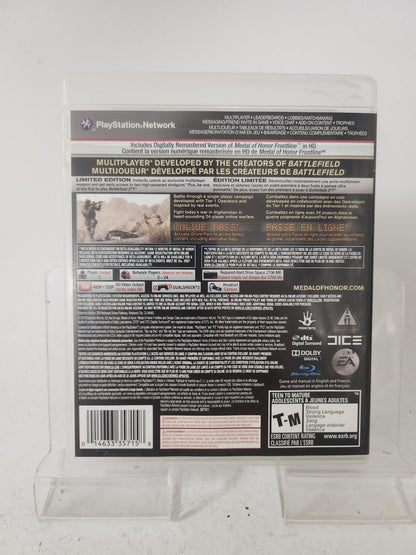 Medal of Honor Limited Edition NTSC Playstation 3 - playstation 3 Games