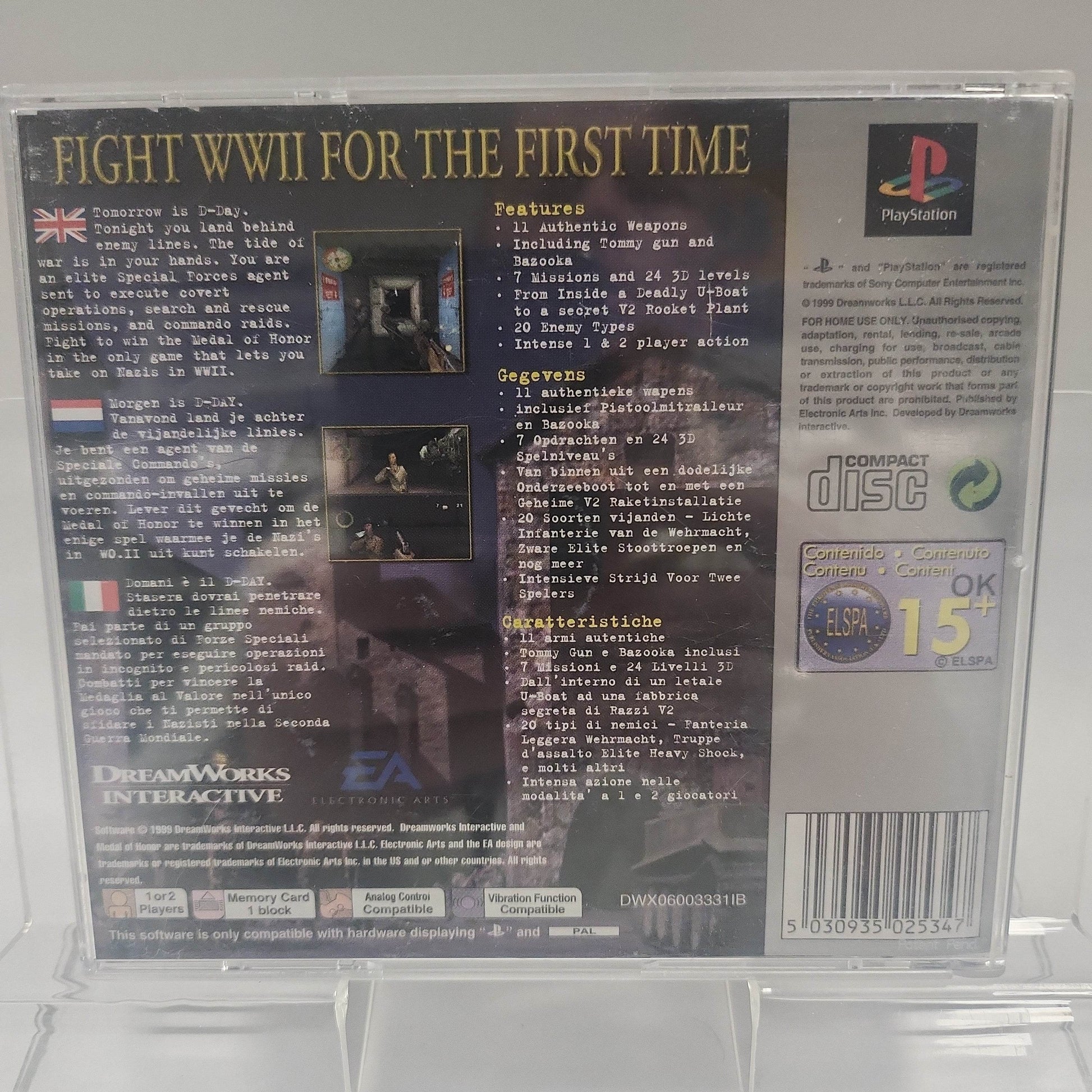 Medal of Honor Platinum Edition Playstation 1 - Feniks Gameshop