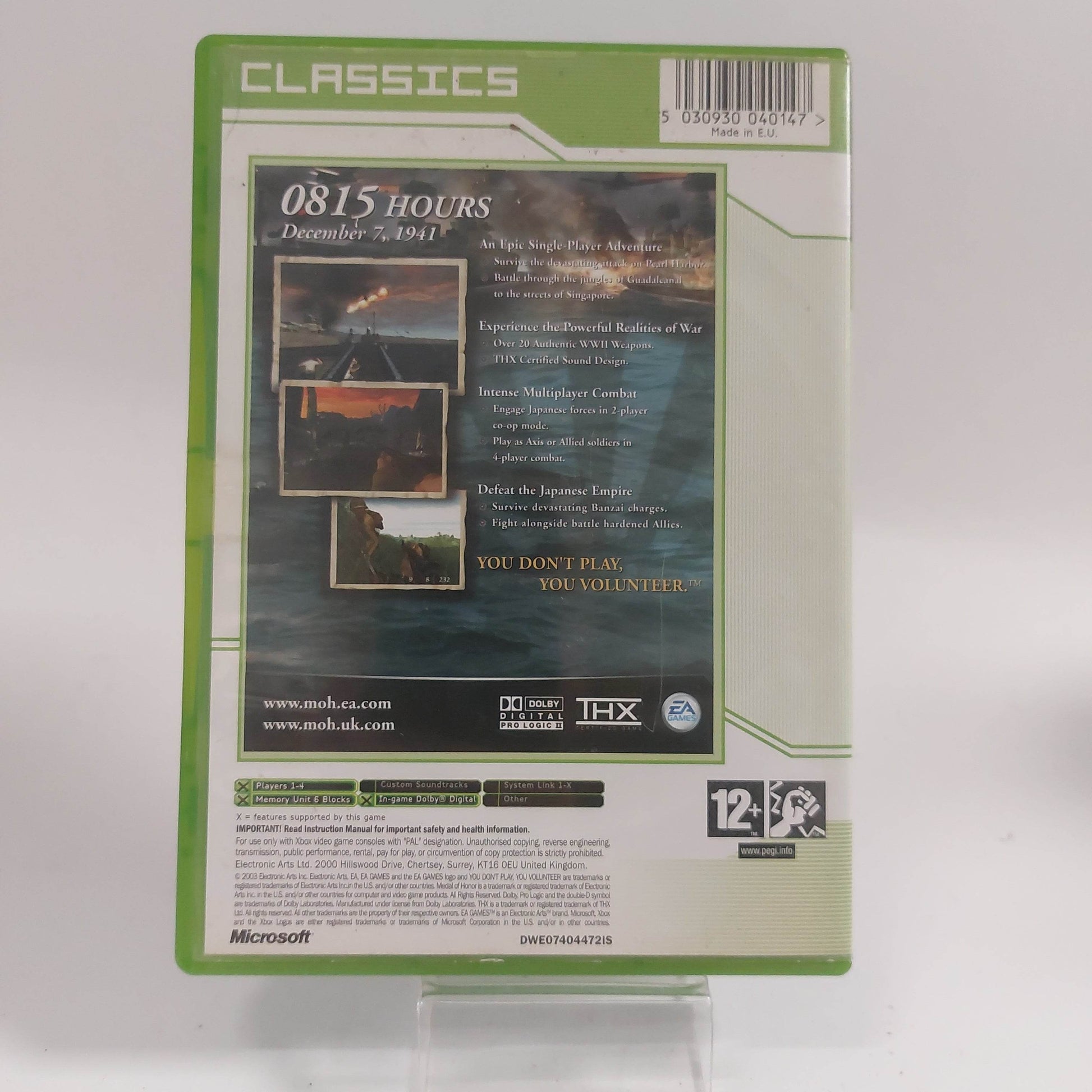 Medal of Honor Rising Sun Classics Xbox Original - Feniks Gameshop