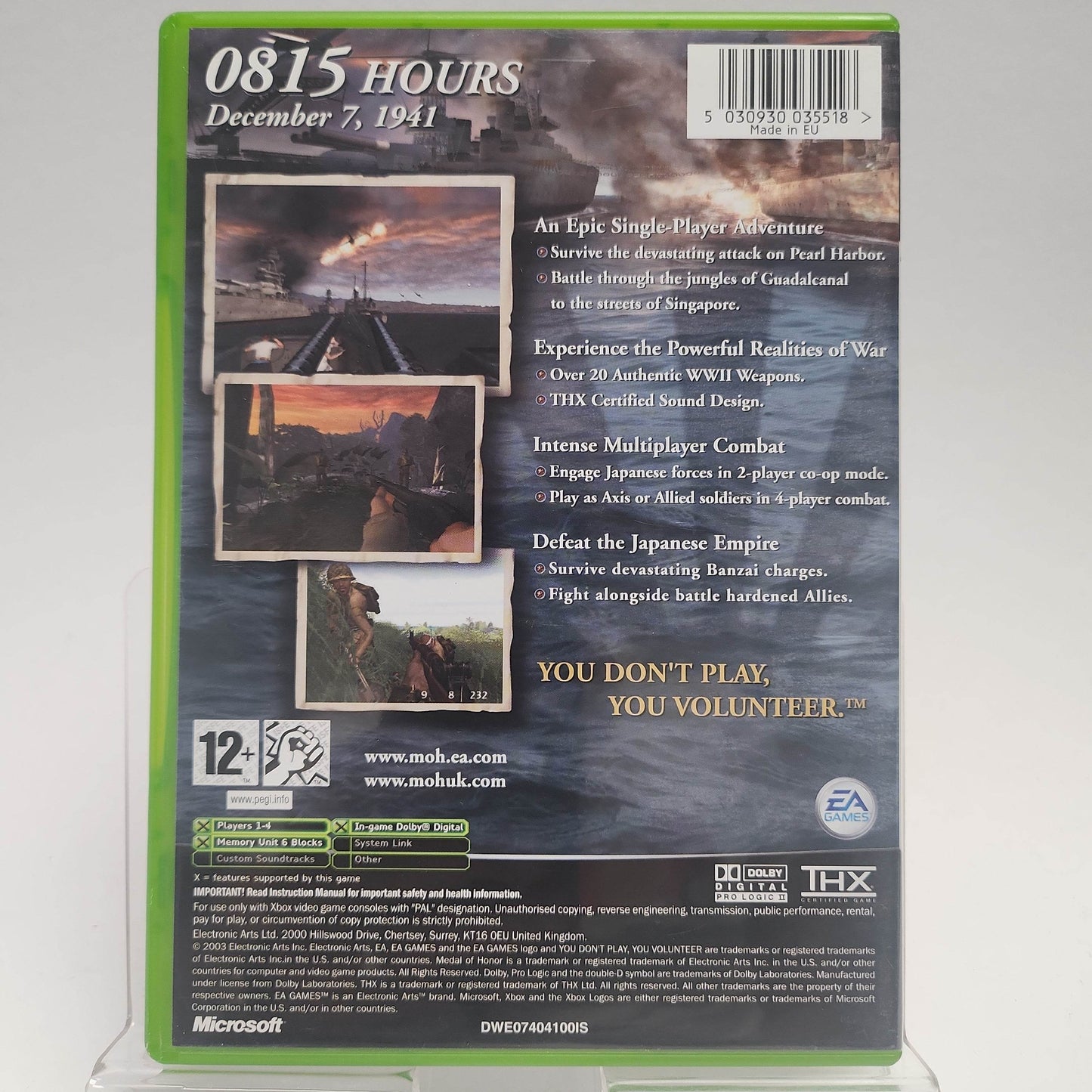 Medal of Honor Rising Sun Xbox Original - Feniks Gameshop