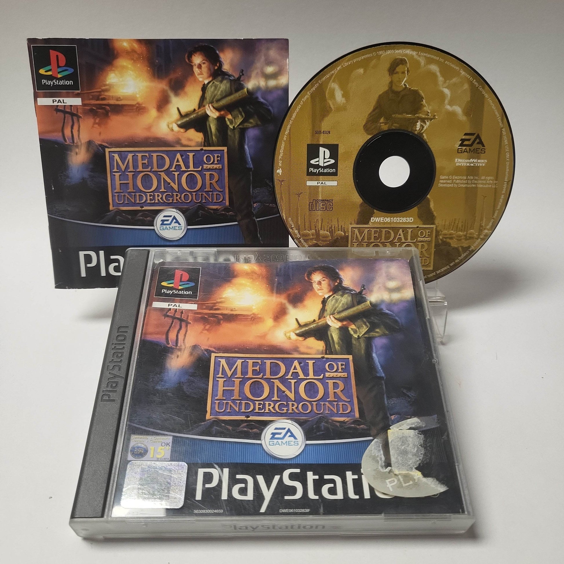 Medal of Honor Underground Playstation 1 - Feniks Gameshop